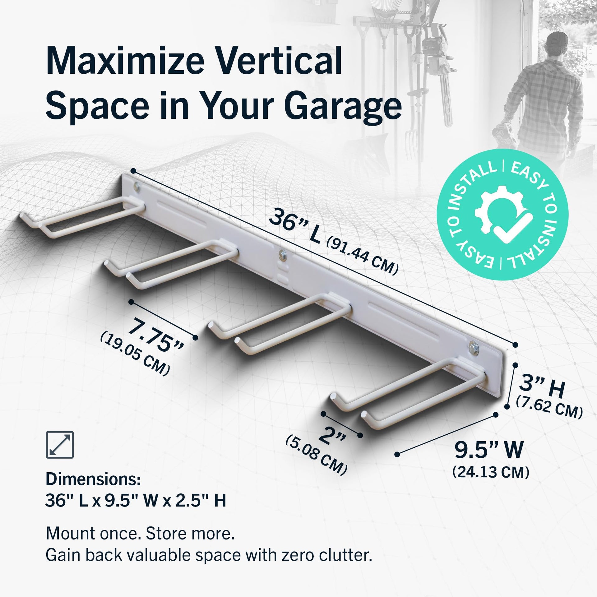 Garage Tool Organizer (2 Count)