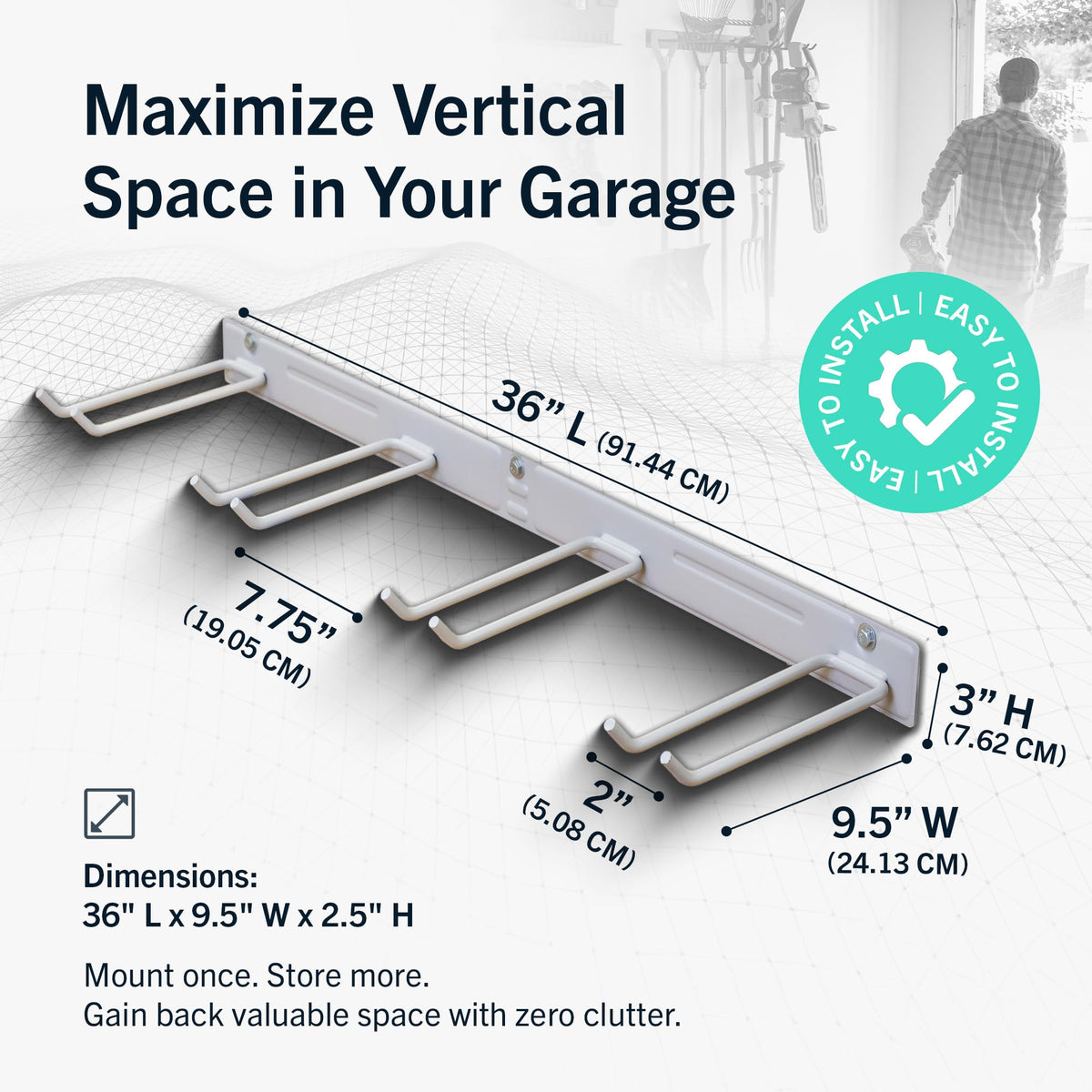 Garage Tool Organizer (2 Count)