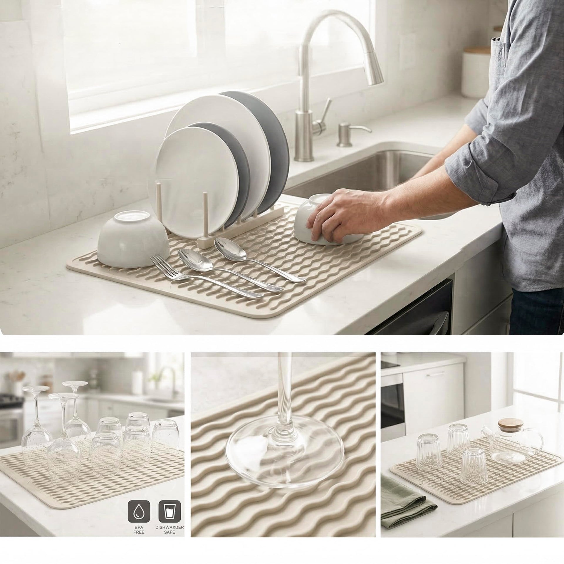 Silicone Dish Drying Mat