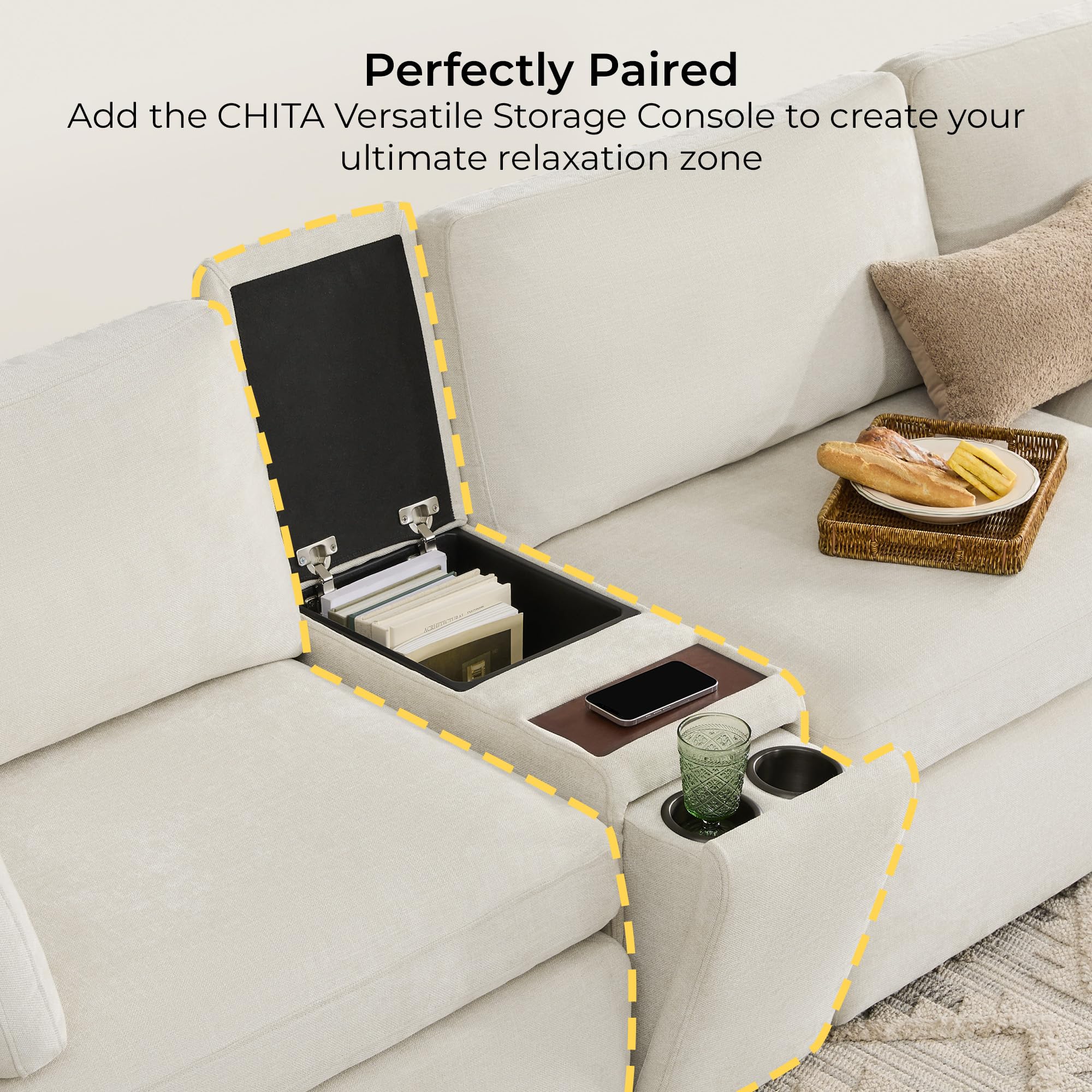 112" Modular Sectional Sofa (3 Count)