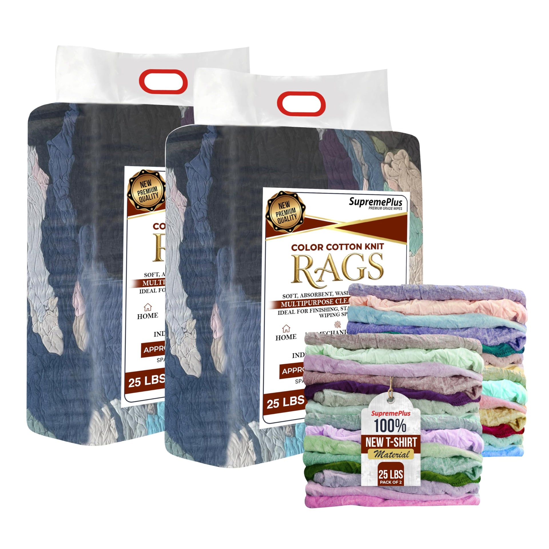 New Colored Cotton Knit T (50 Count)