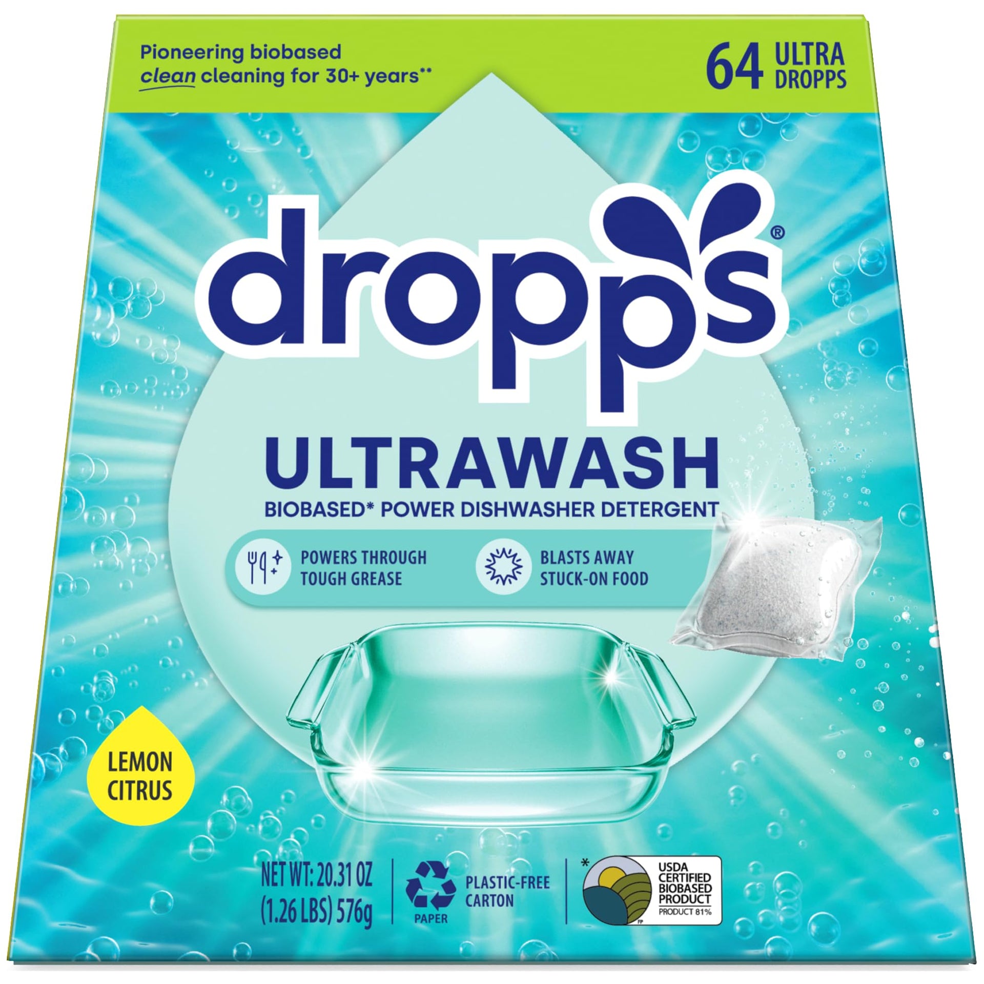 UltraWash Dishwasher Detergent Pods (64 Count)