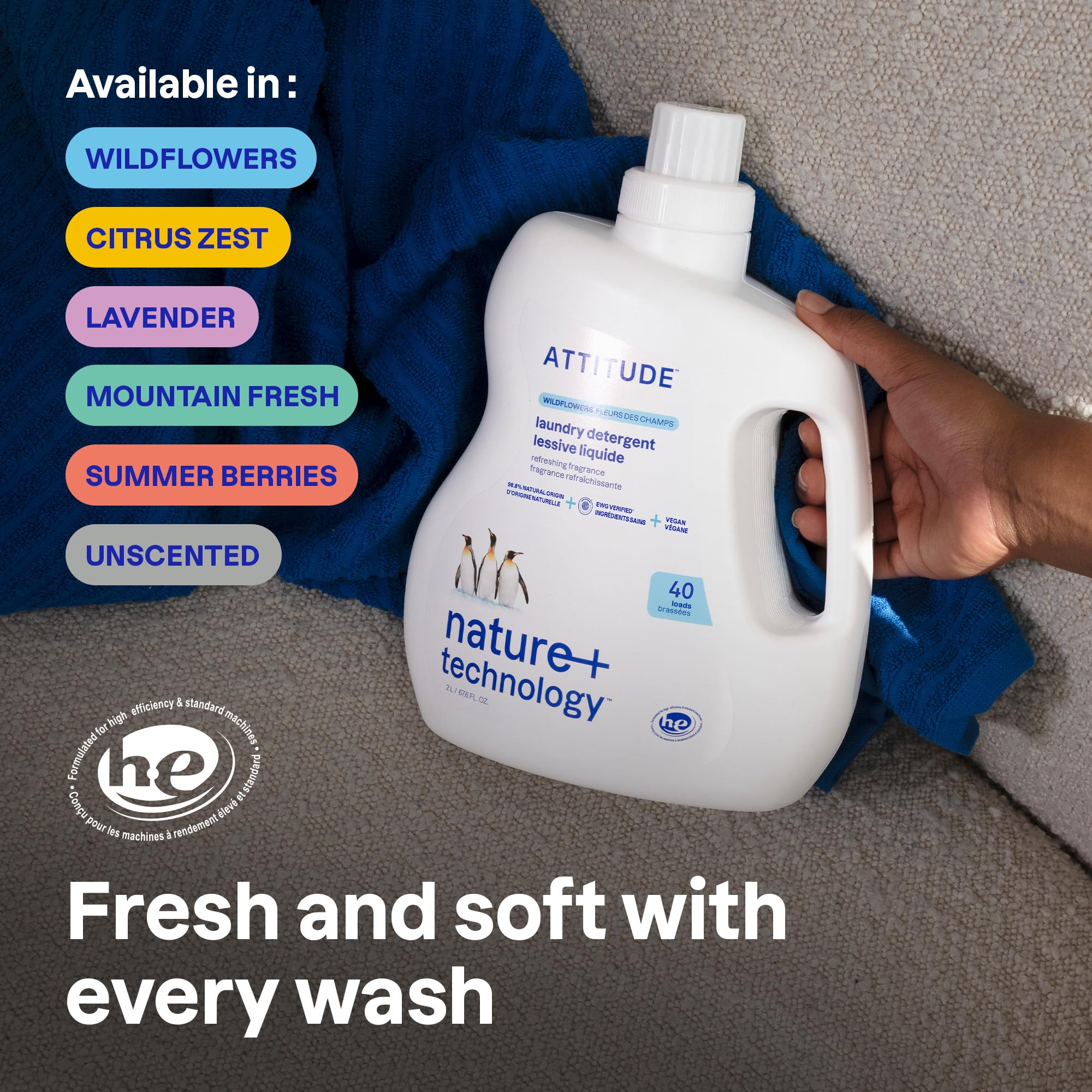 Liquid Laundry Detergent (67.6 Fl Oz)