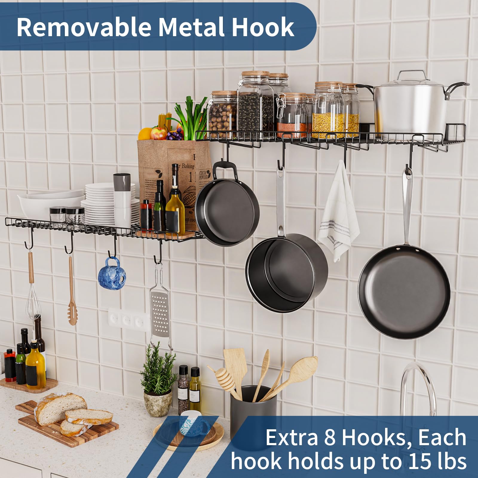 4 Pack Garage Wall Shelf (4 Count)
