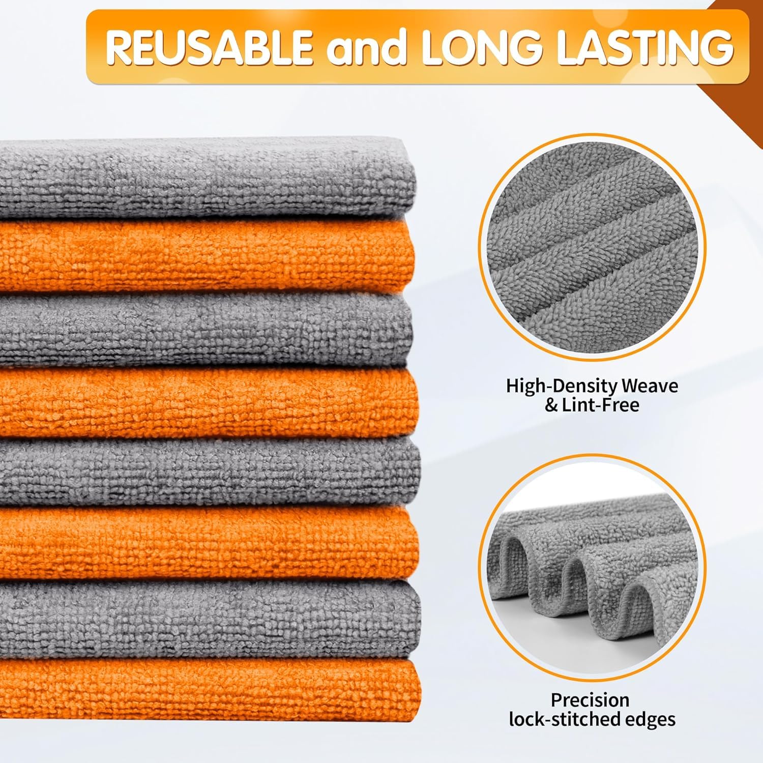 Microfiber Cleaning Cloth (50 Count)