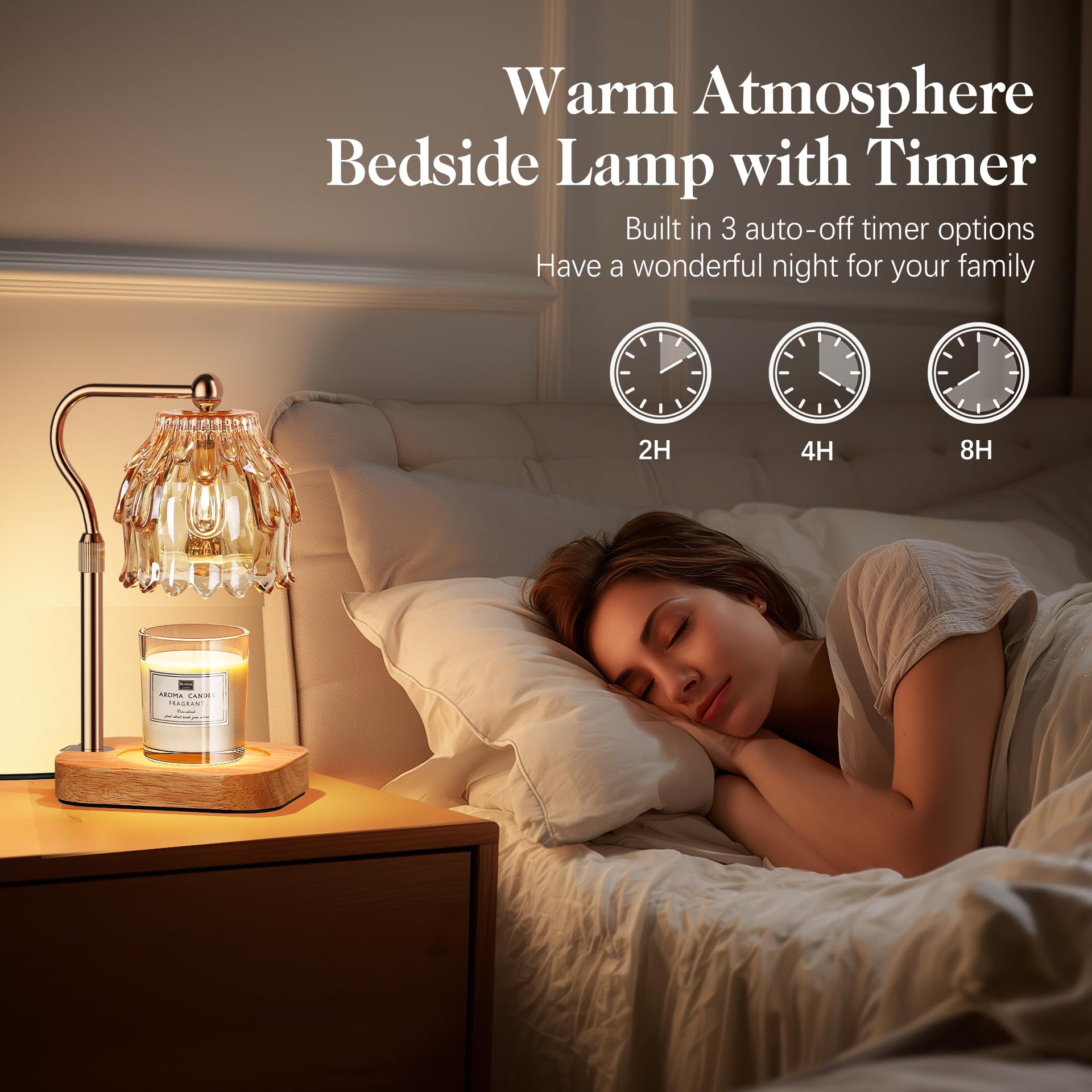 Candle Warmer Lamp with Timer Dimmer