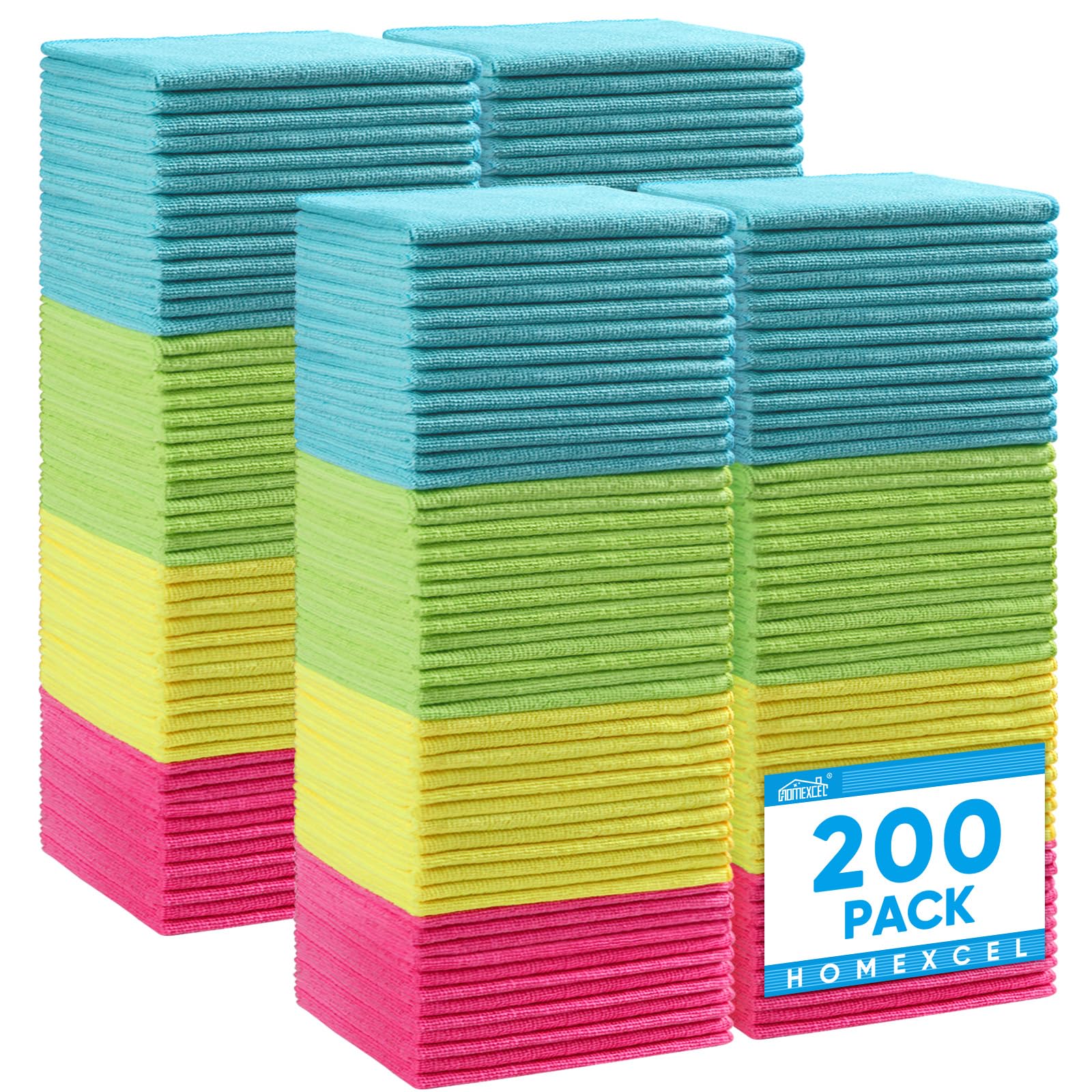 200PK Microfiber Cleaning Cloth (200 Count)