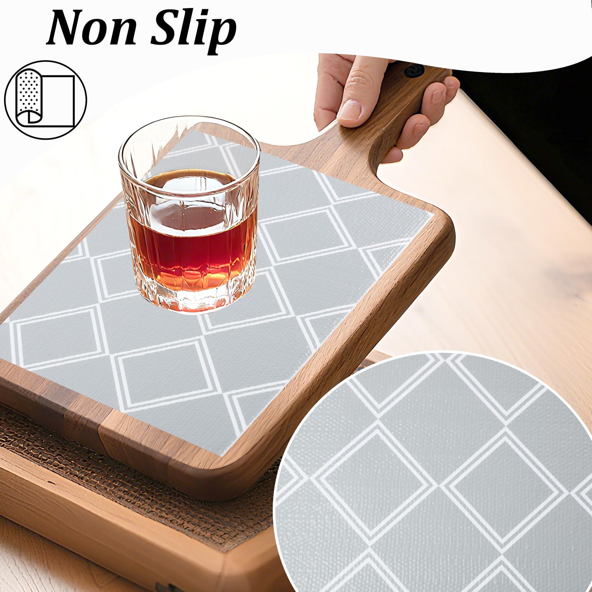Shelf Liners for Kitchen Cabinets Non (240 Sq Ft)