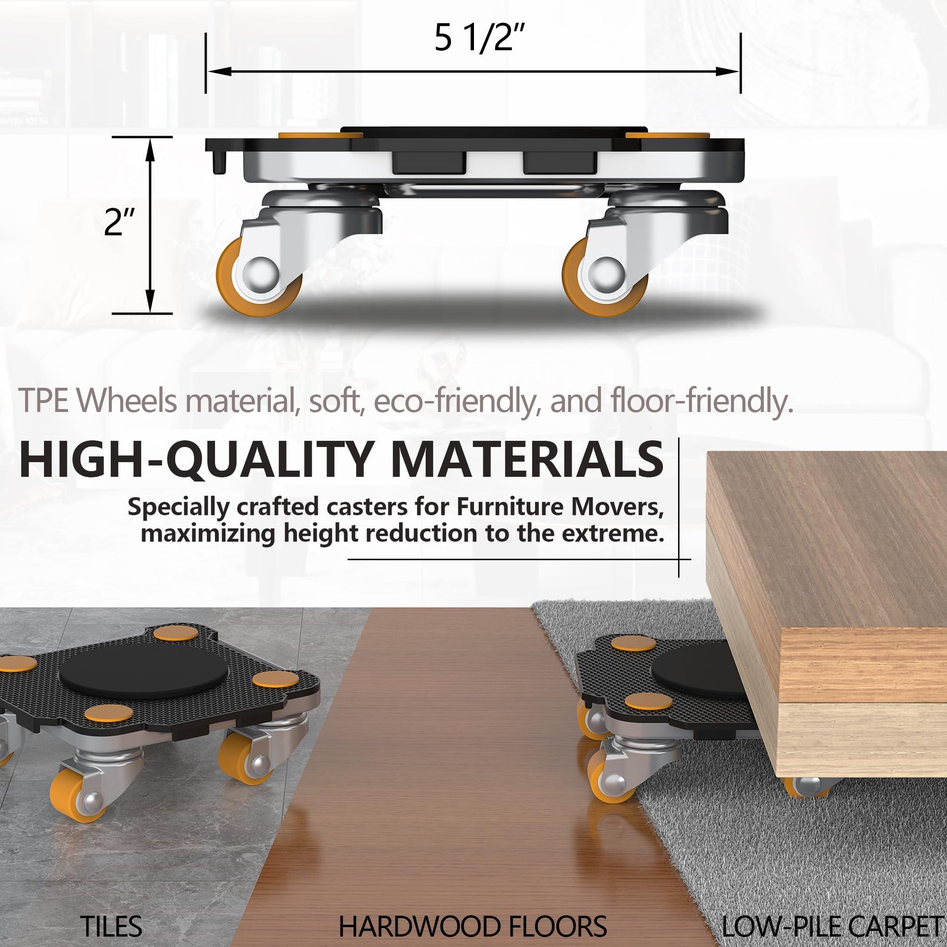 Furniture Mover with Wheels (5 Count)