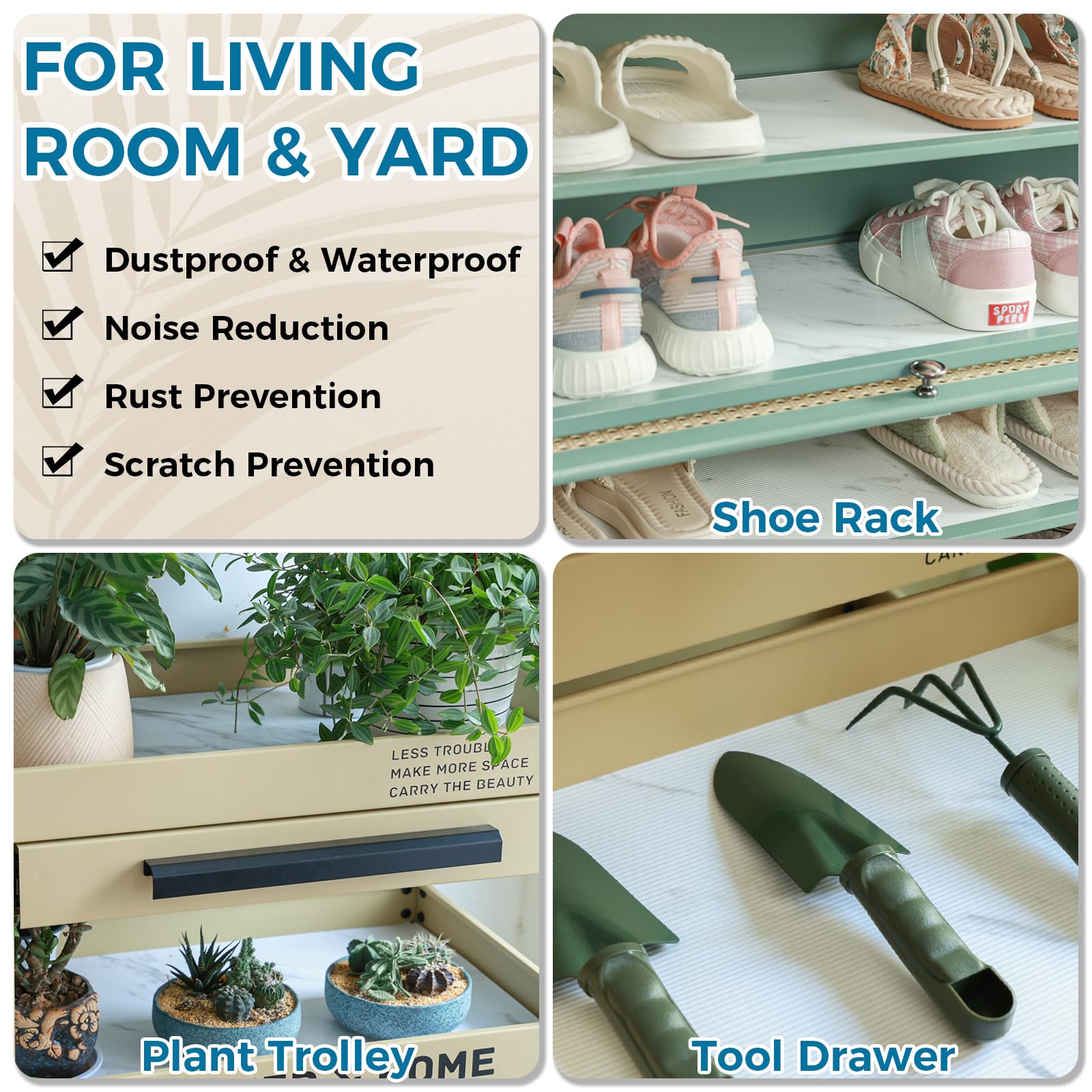 Shelf Liners 24 in x 20 ft EVA Drawer Mats