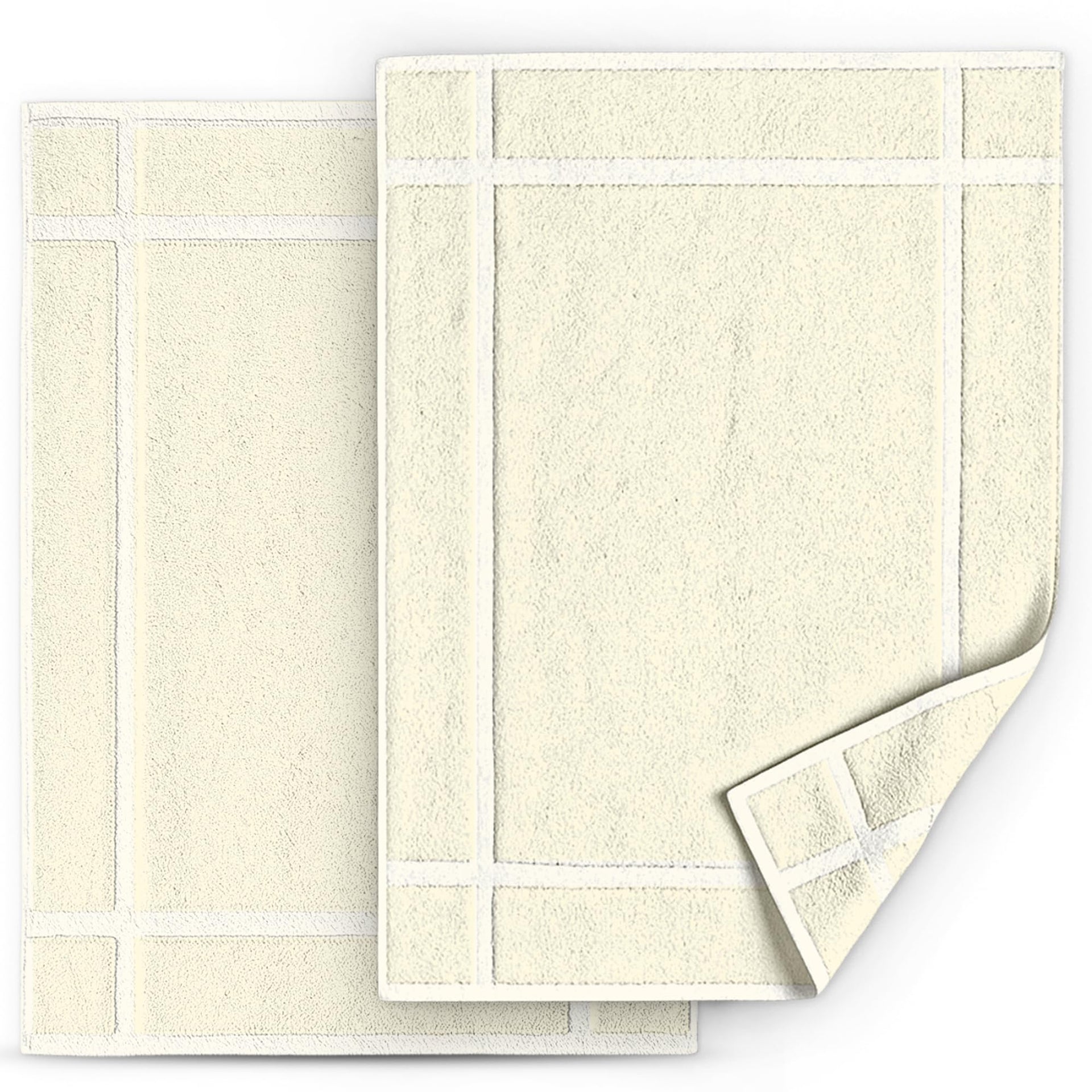 Pack of 2 100% Cotton Bathmat 20x30 inches