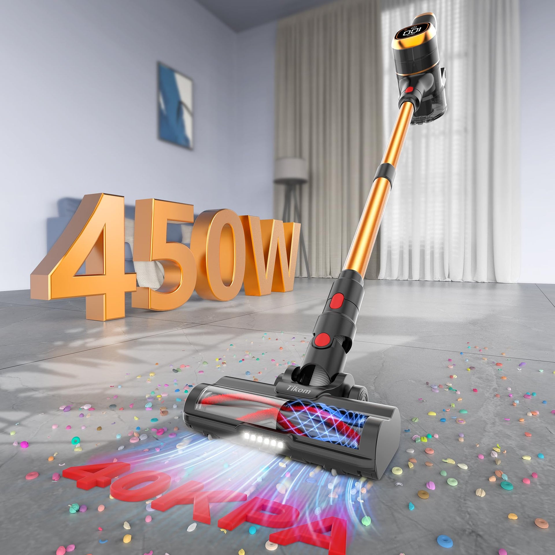 V500 Cordless Vacuum Cleaner for Home