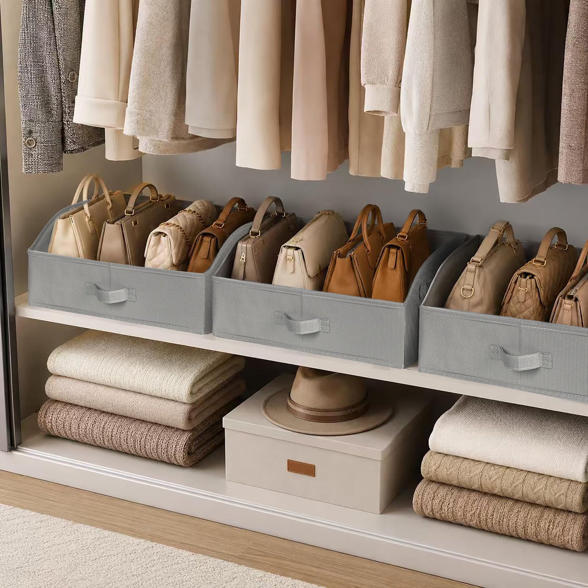 Purse Organizer for Closet (3 Count)