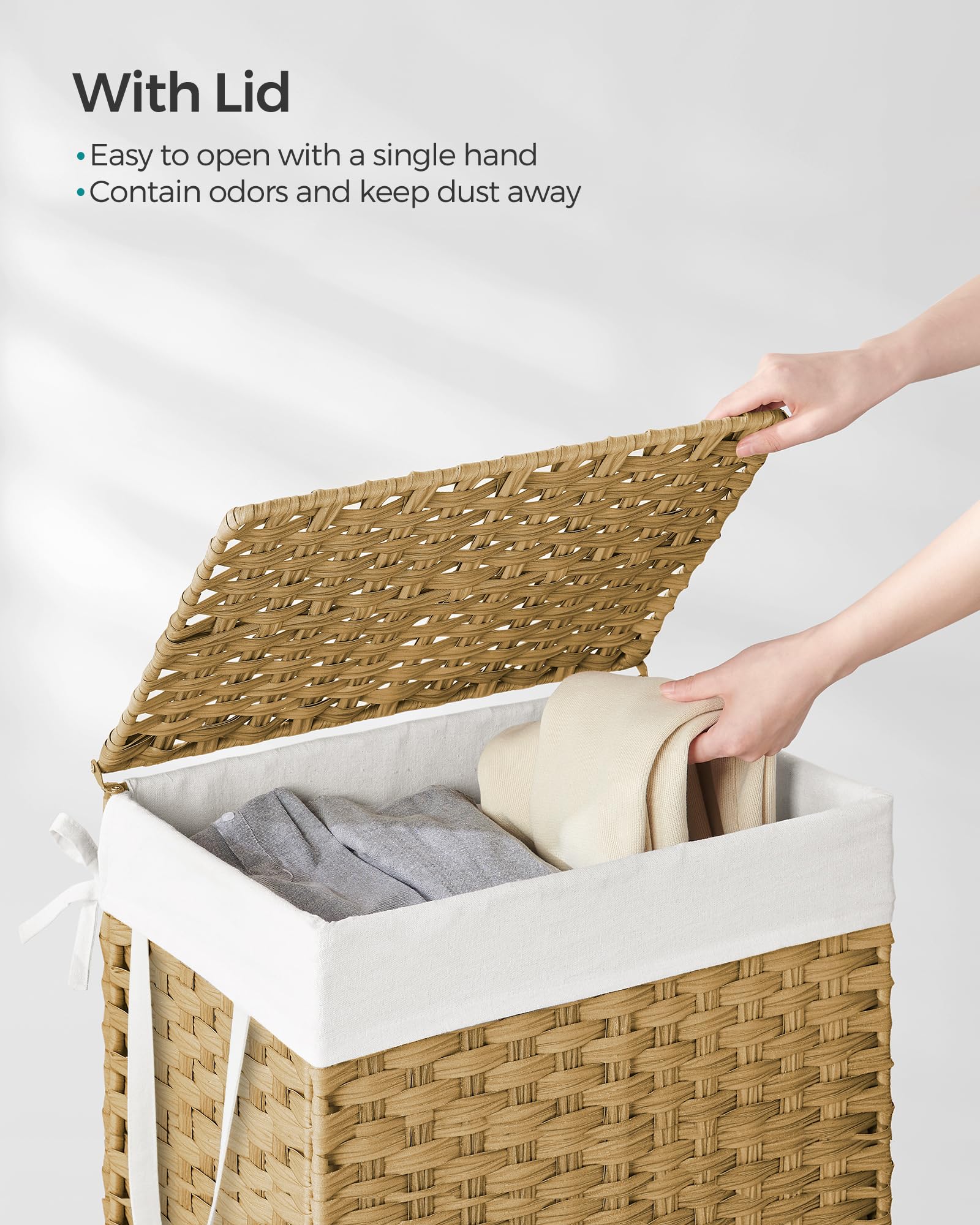 Laundry Hamper with Lid