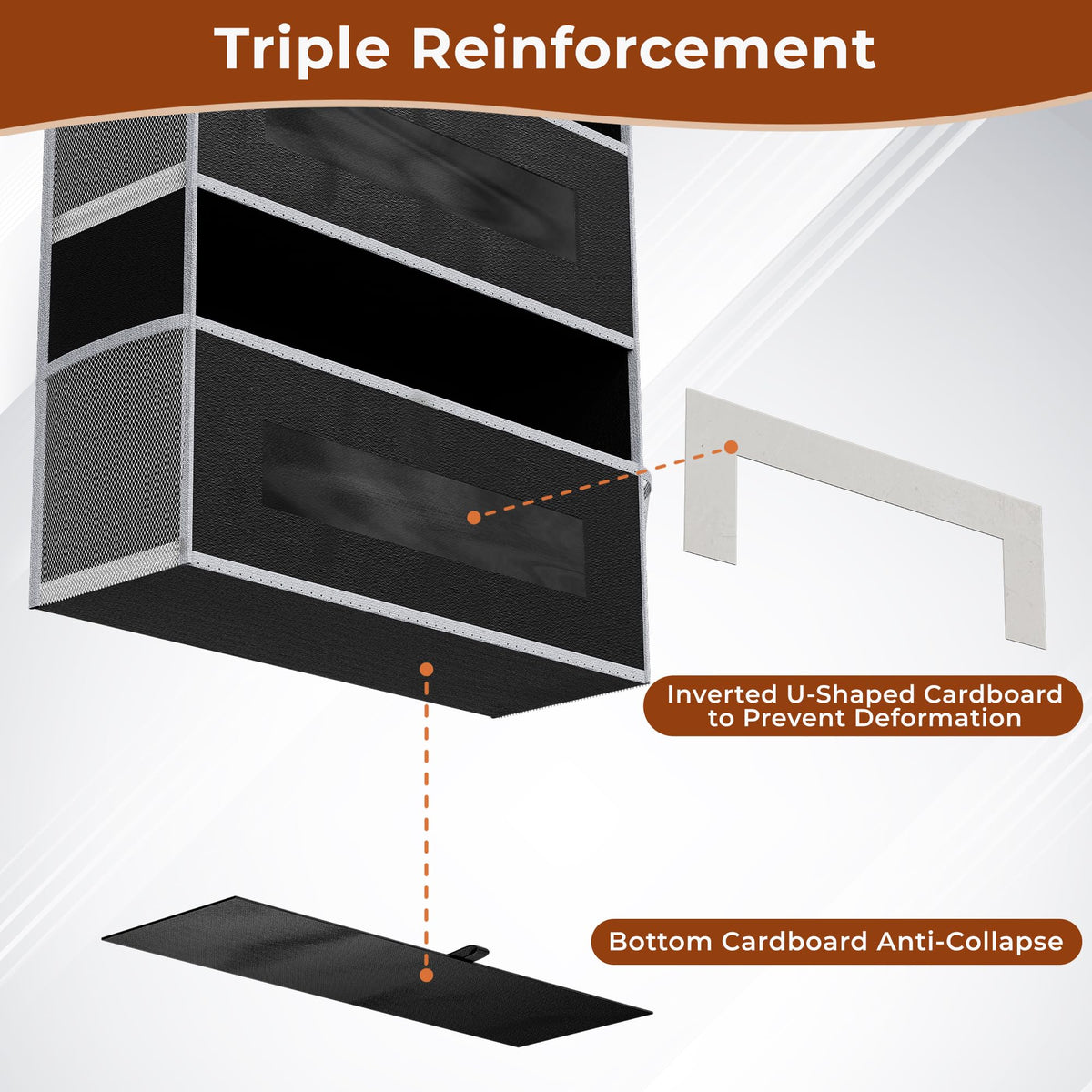 2 Pack 5 Tier Over The Door Organizer Space (2 Count)