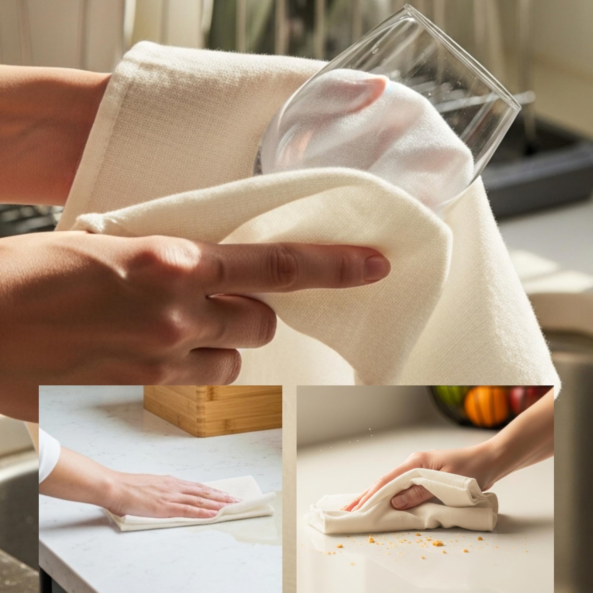 Dish Cloths Cotton (6 Count)