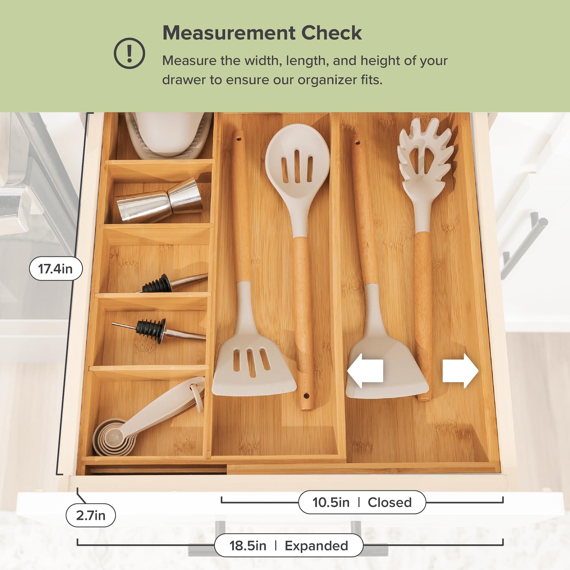 Utensil & Junk Drawer Organizer