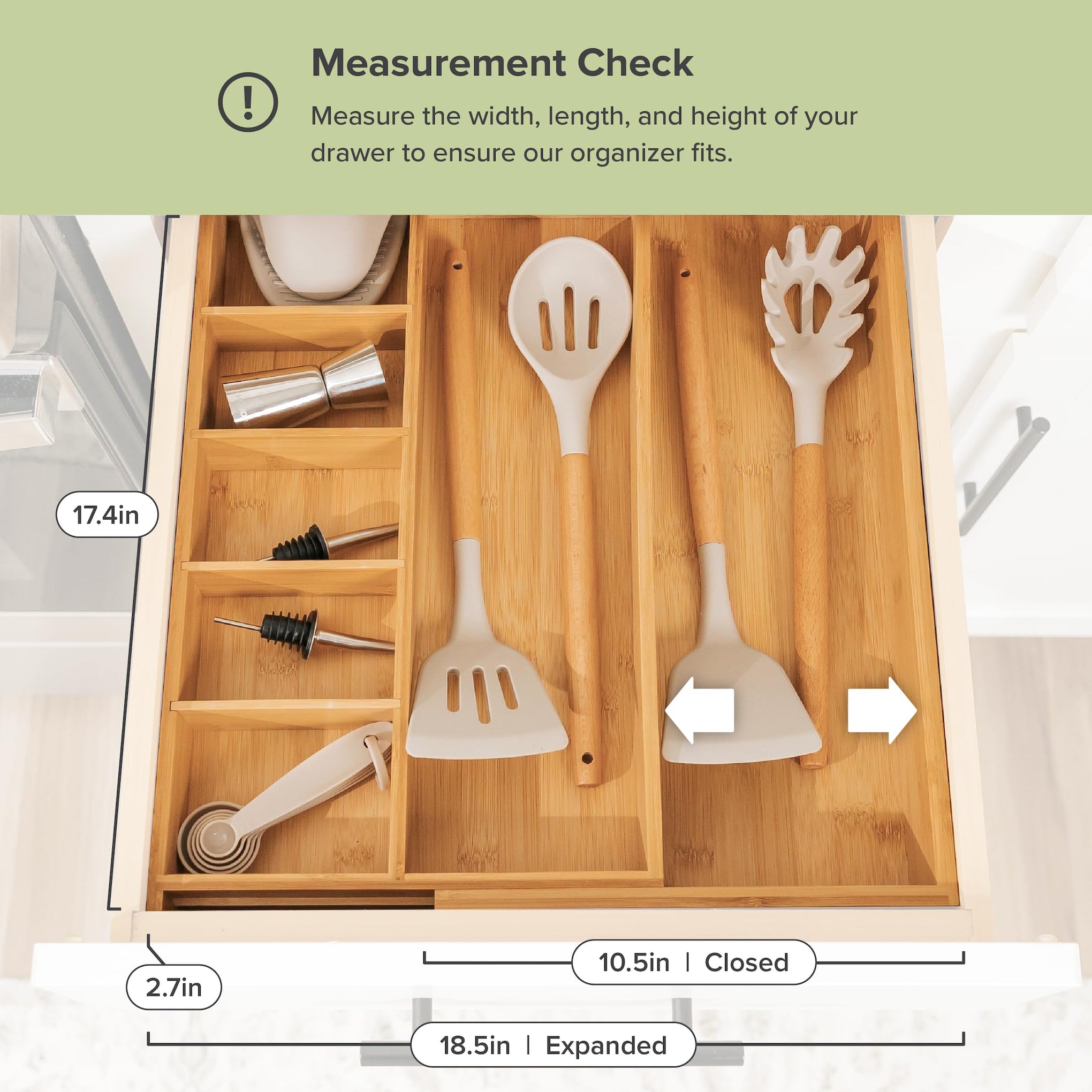 Utensil & Junk Drawer Organizer
