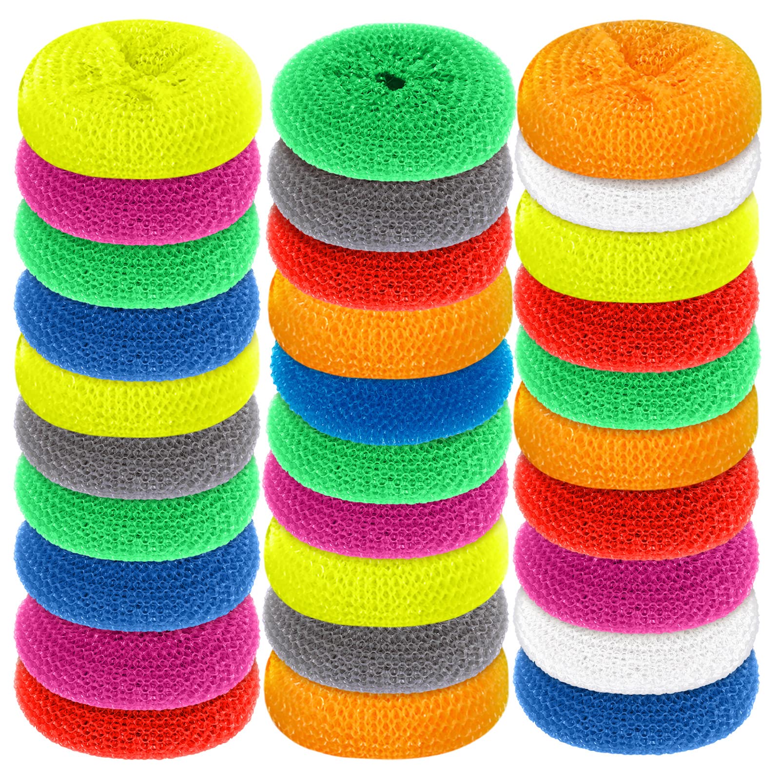 30 Pieces Plastic Dish Scrubbers