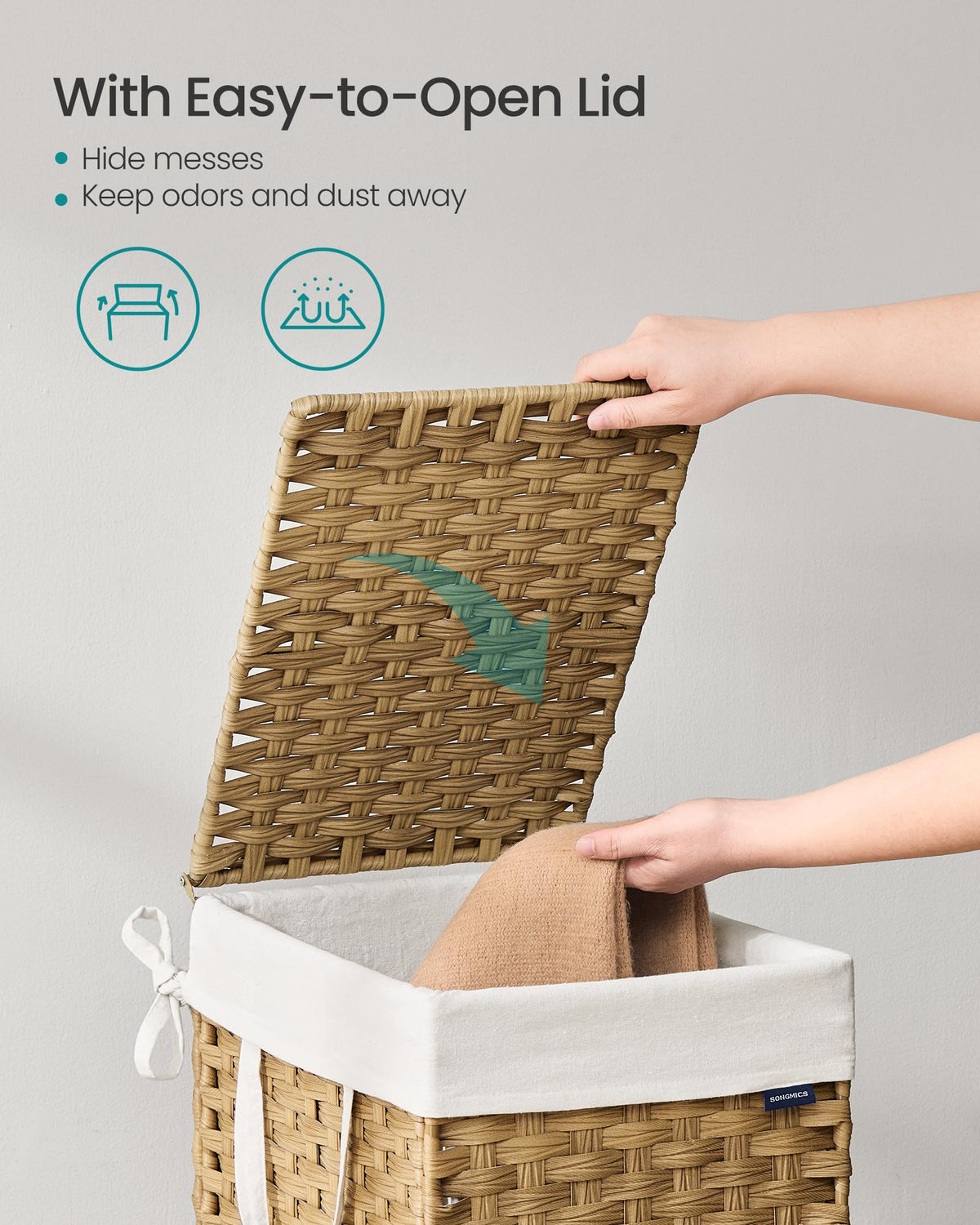 Laundry Hamper with Lid