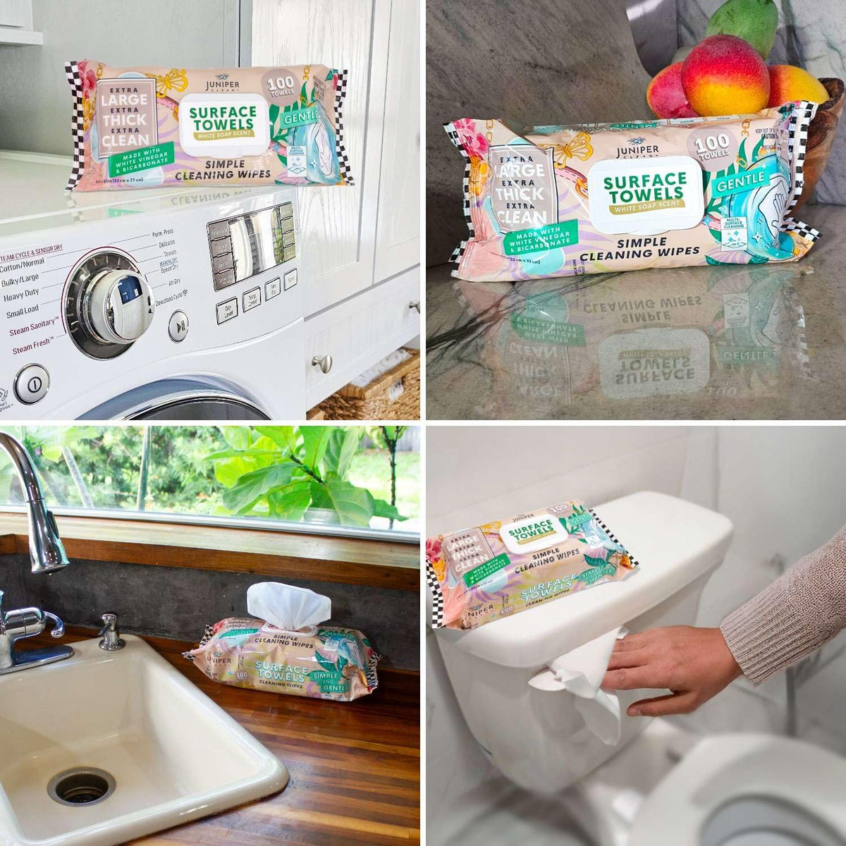Single Surface Cleaning Wipes (100 Count)