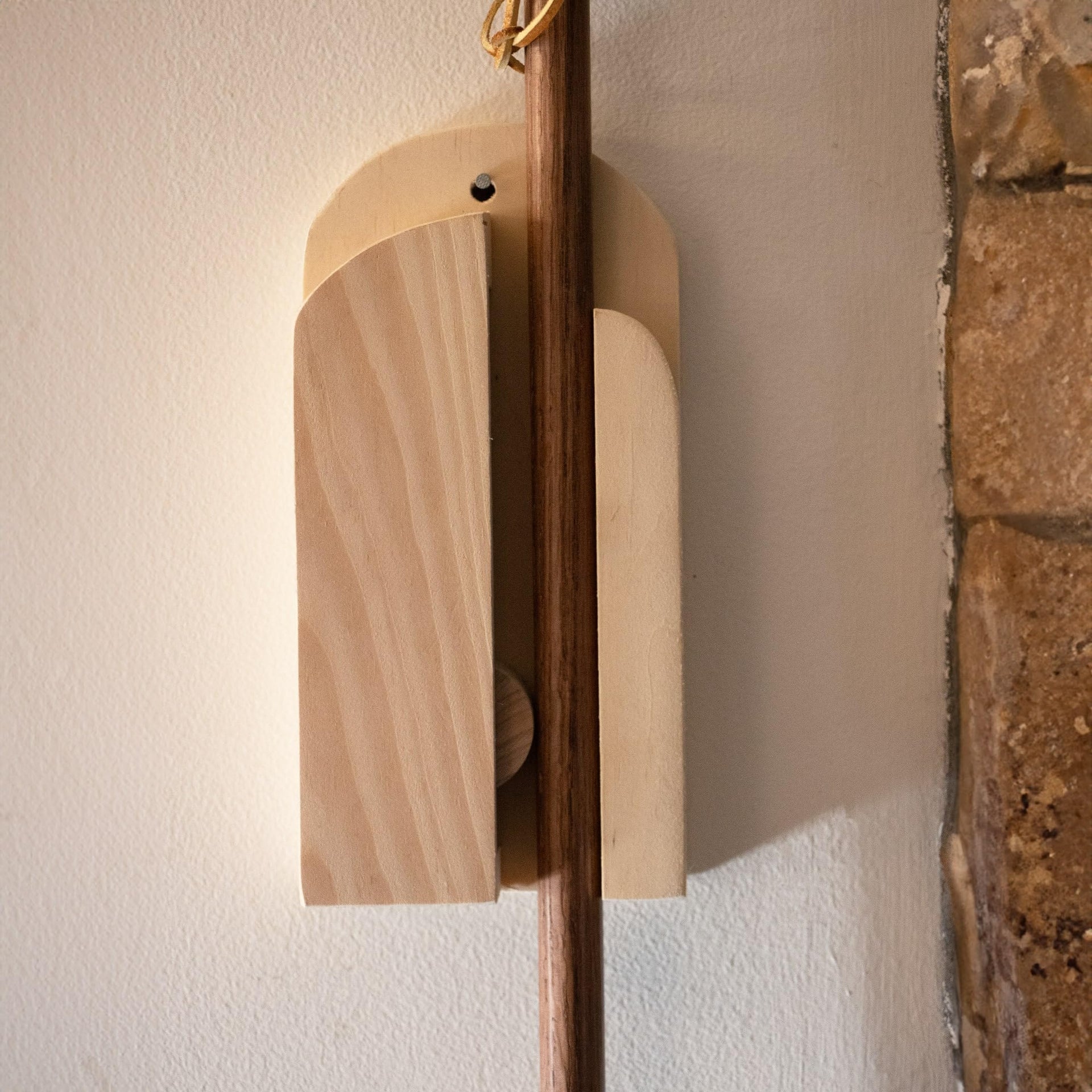 Amish Handcrafted Broom Holder