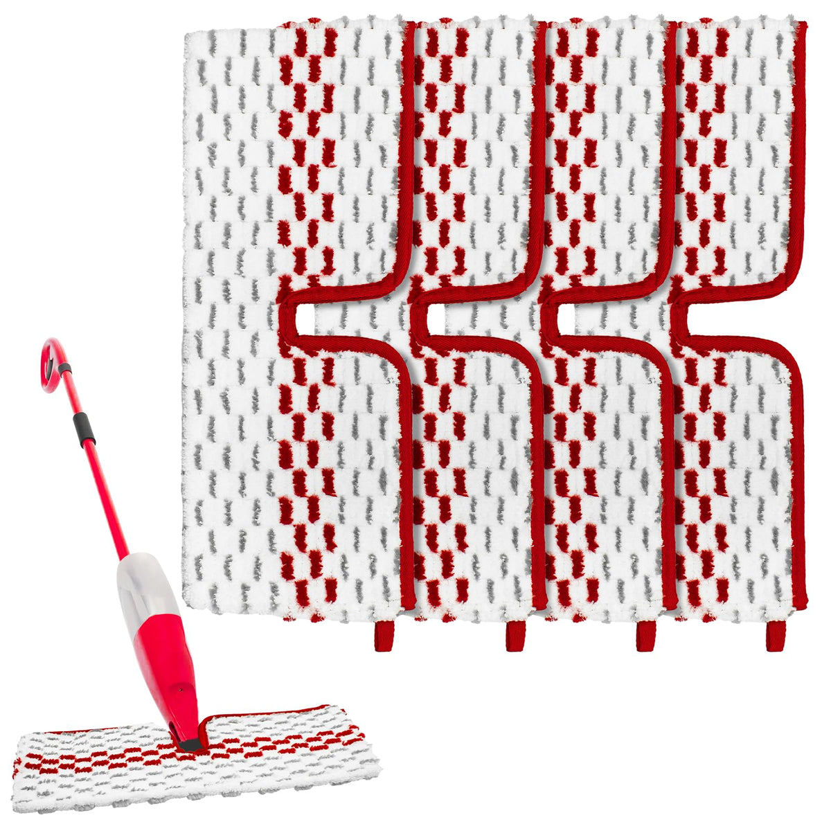 Microfiber Spray Mop Pads (4 Count)