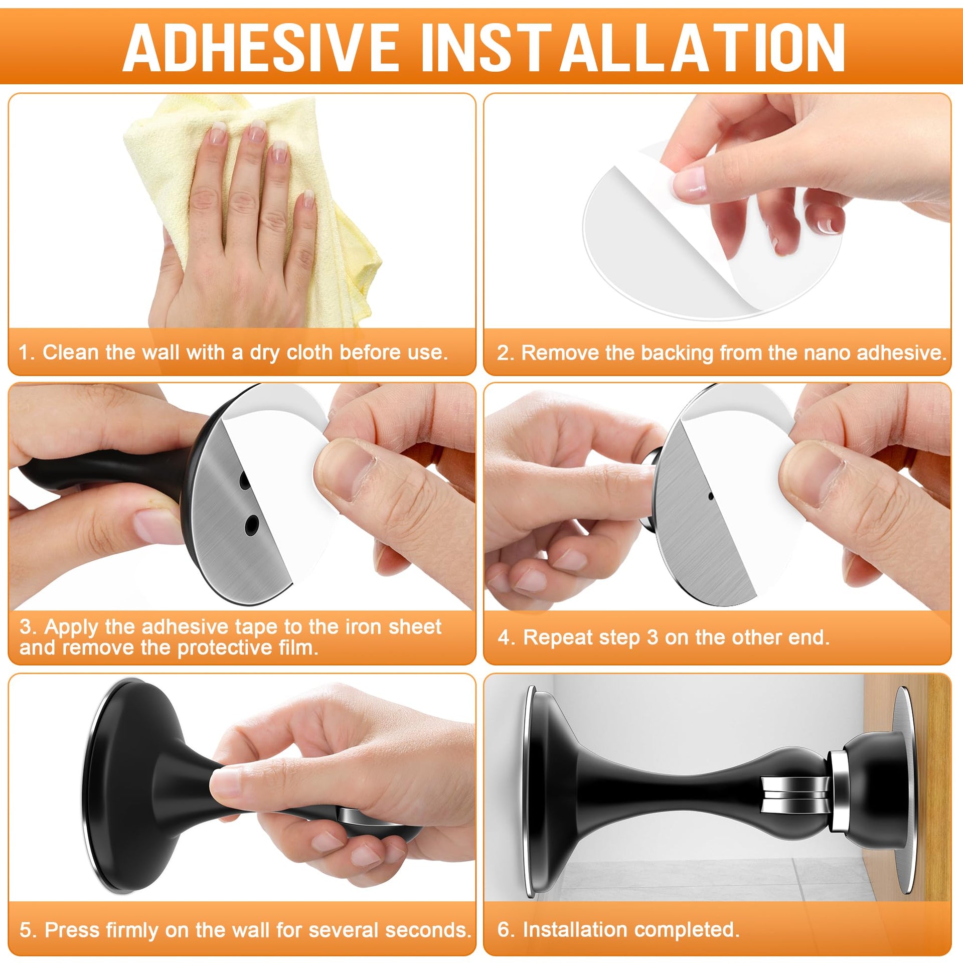 Magnetic Door Stoppers (2 Count)