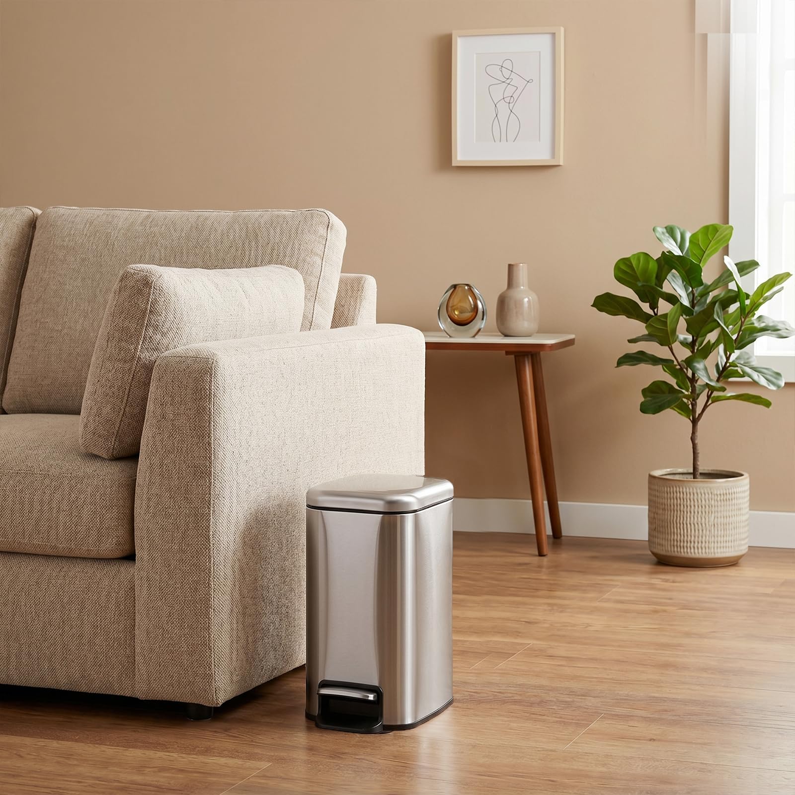 Small Bathroom Trash Can w