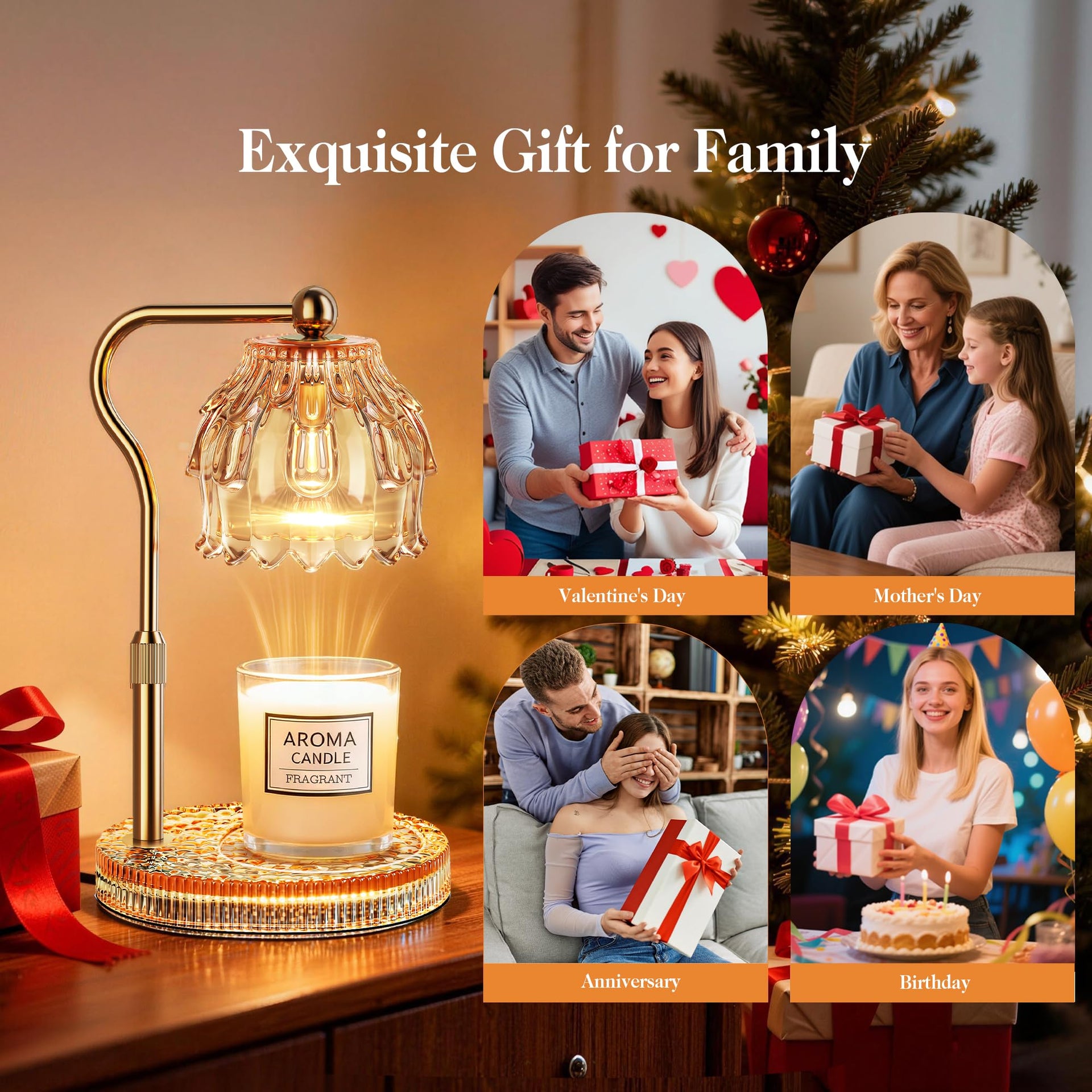 Candle Warmer Lamp with Timer Dimmer