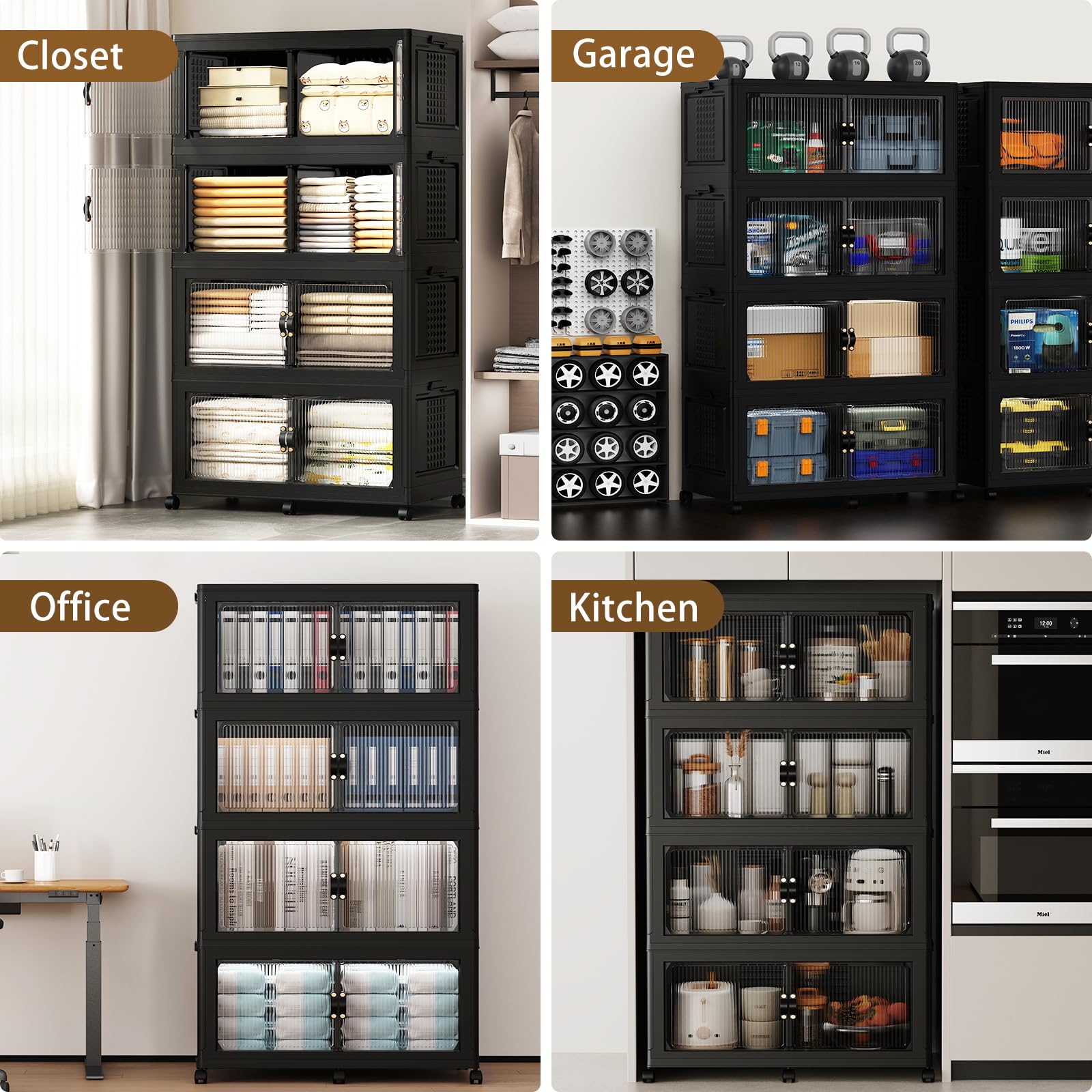 760Qt Stackable Storage Bins