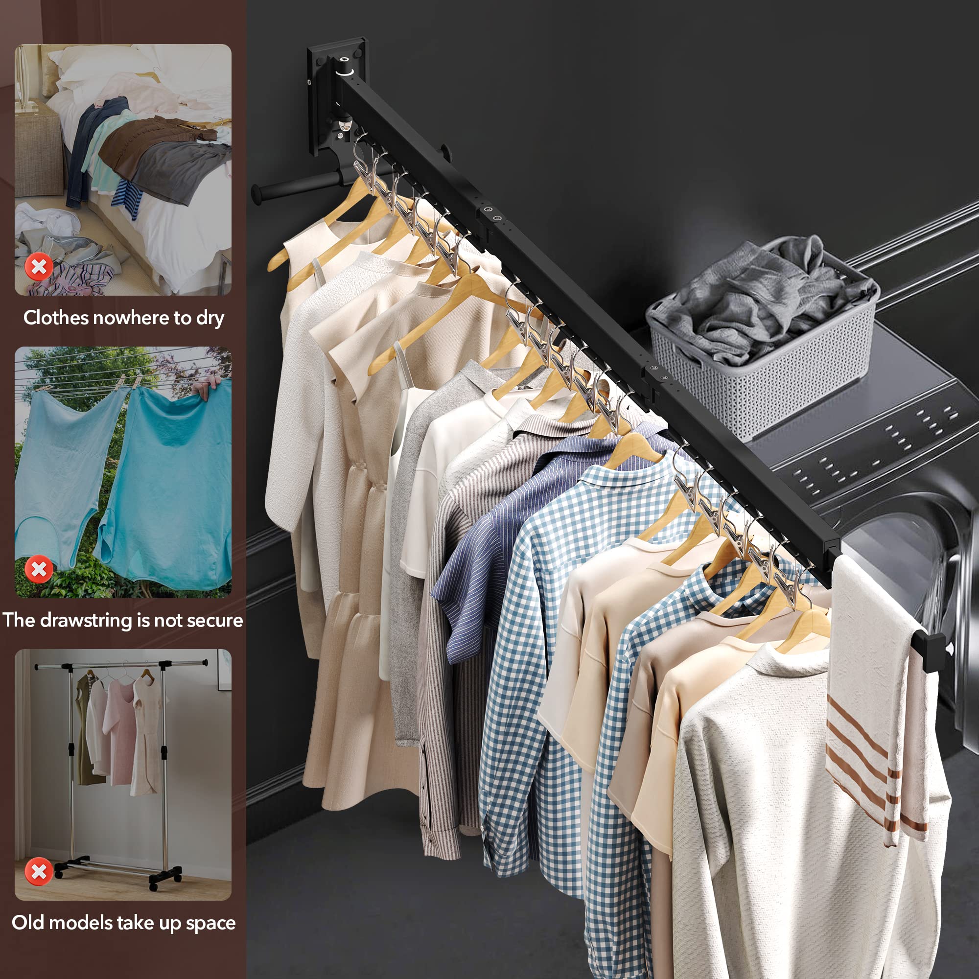 Wall Mounted Clothes Hanger