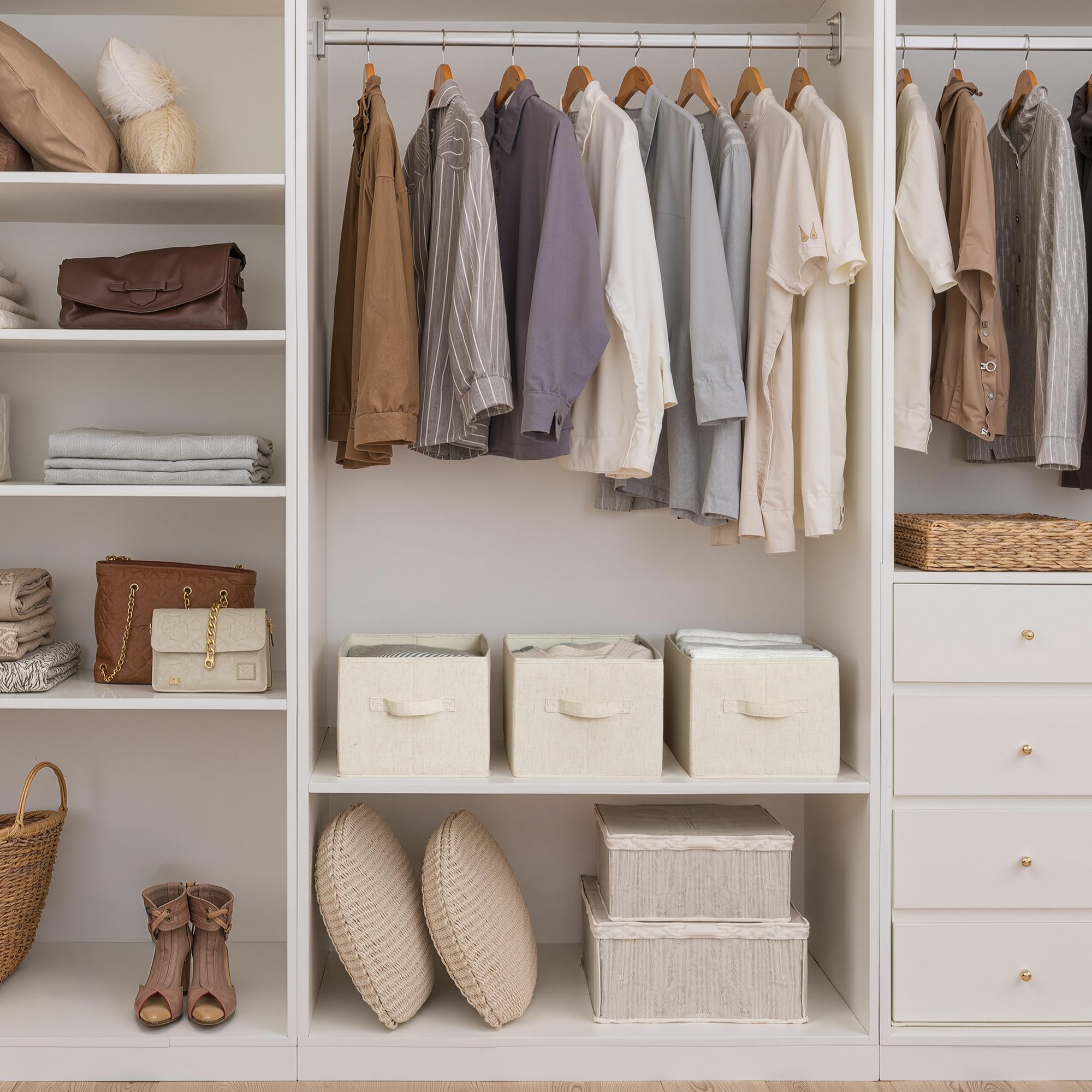 Closet Storage Bins (3 Count)
