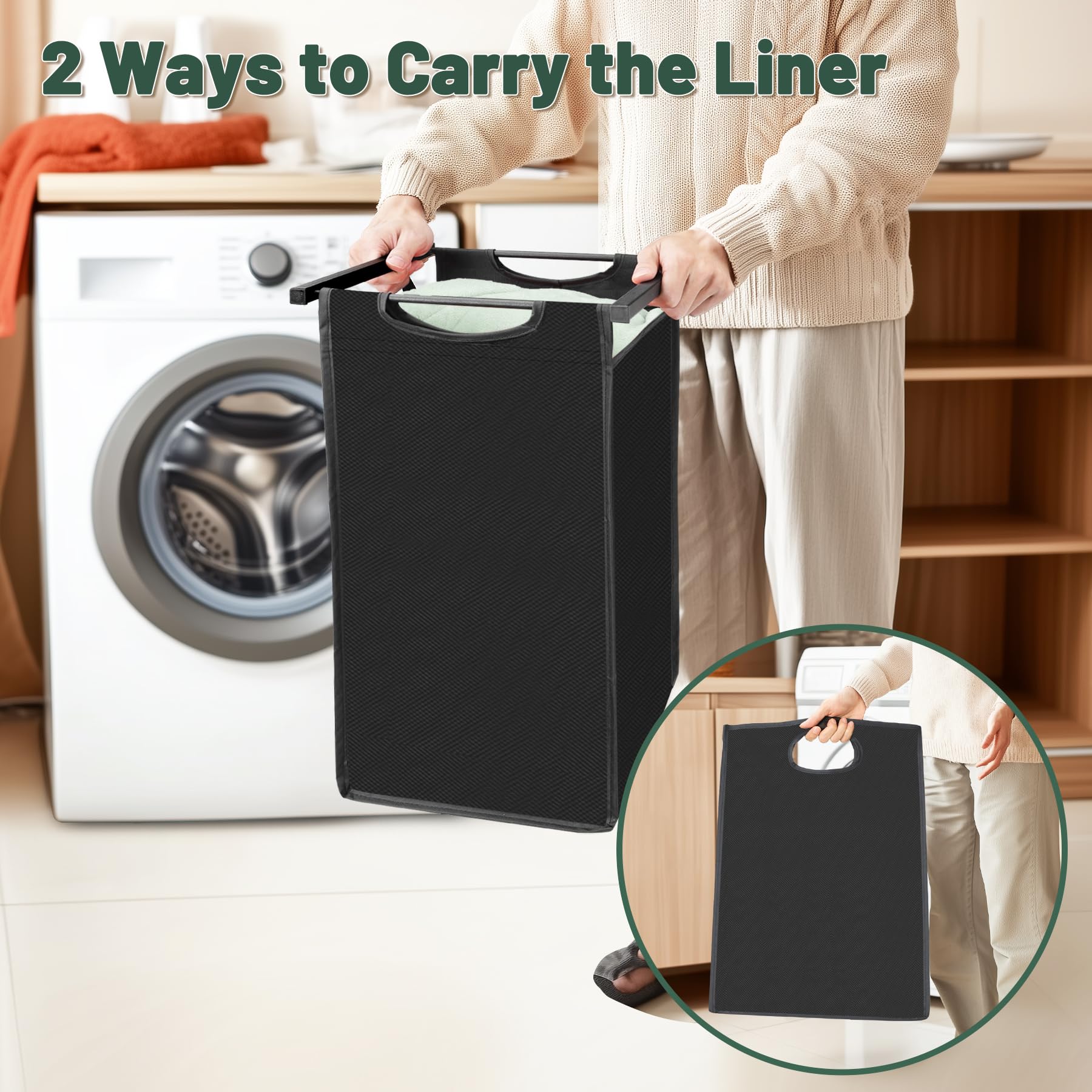 Laundry Sorter with Removable Bag