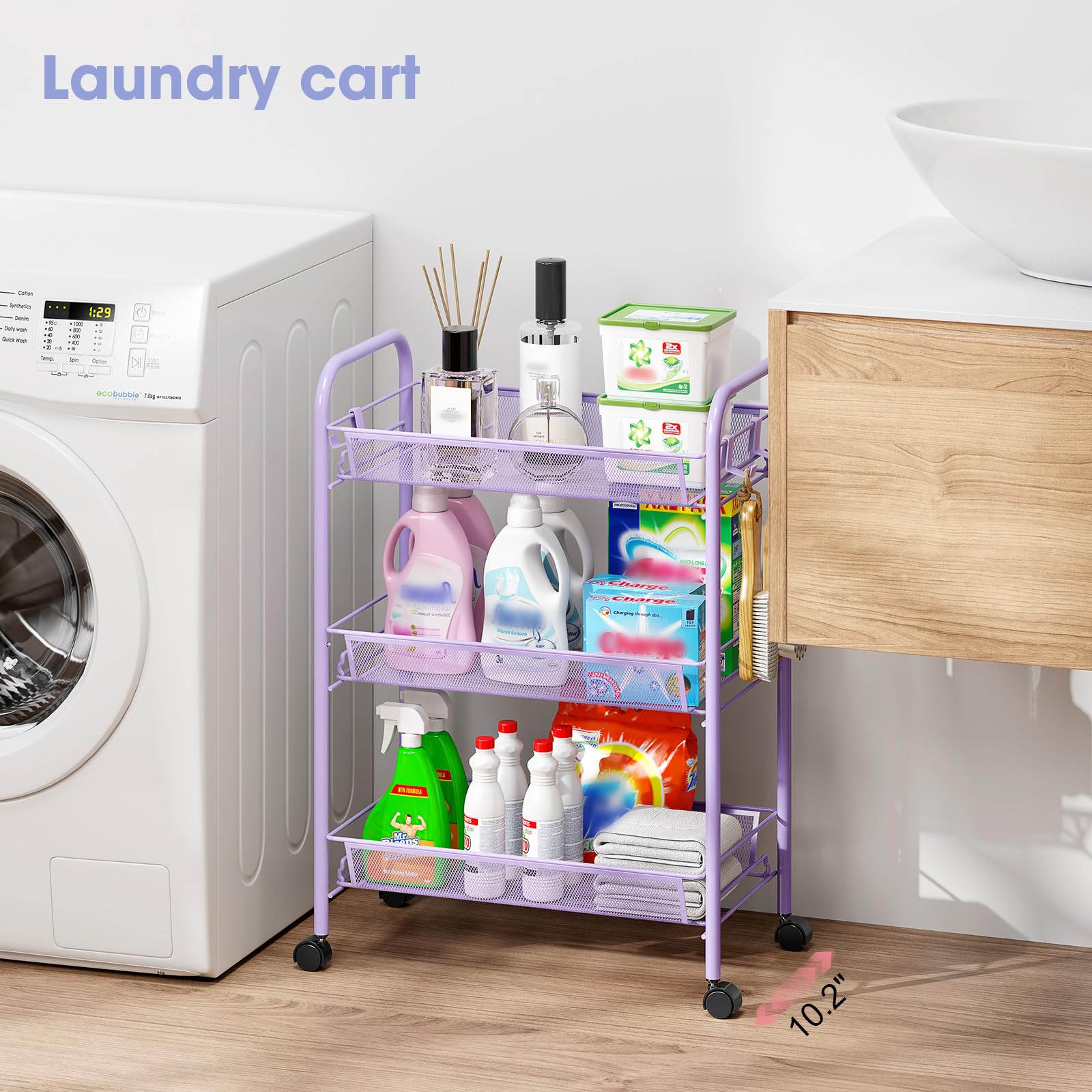 3 Tier Rolling Cart
