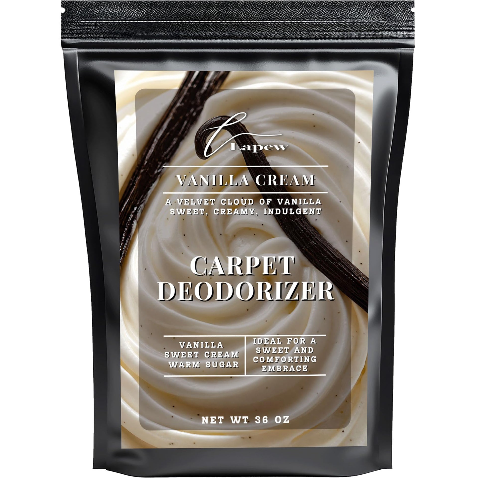 Vanilla Cream Carpet Deodorizer Powder (36 Ounce)