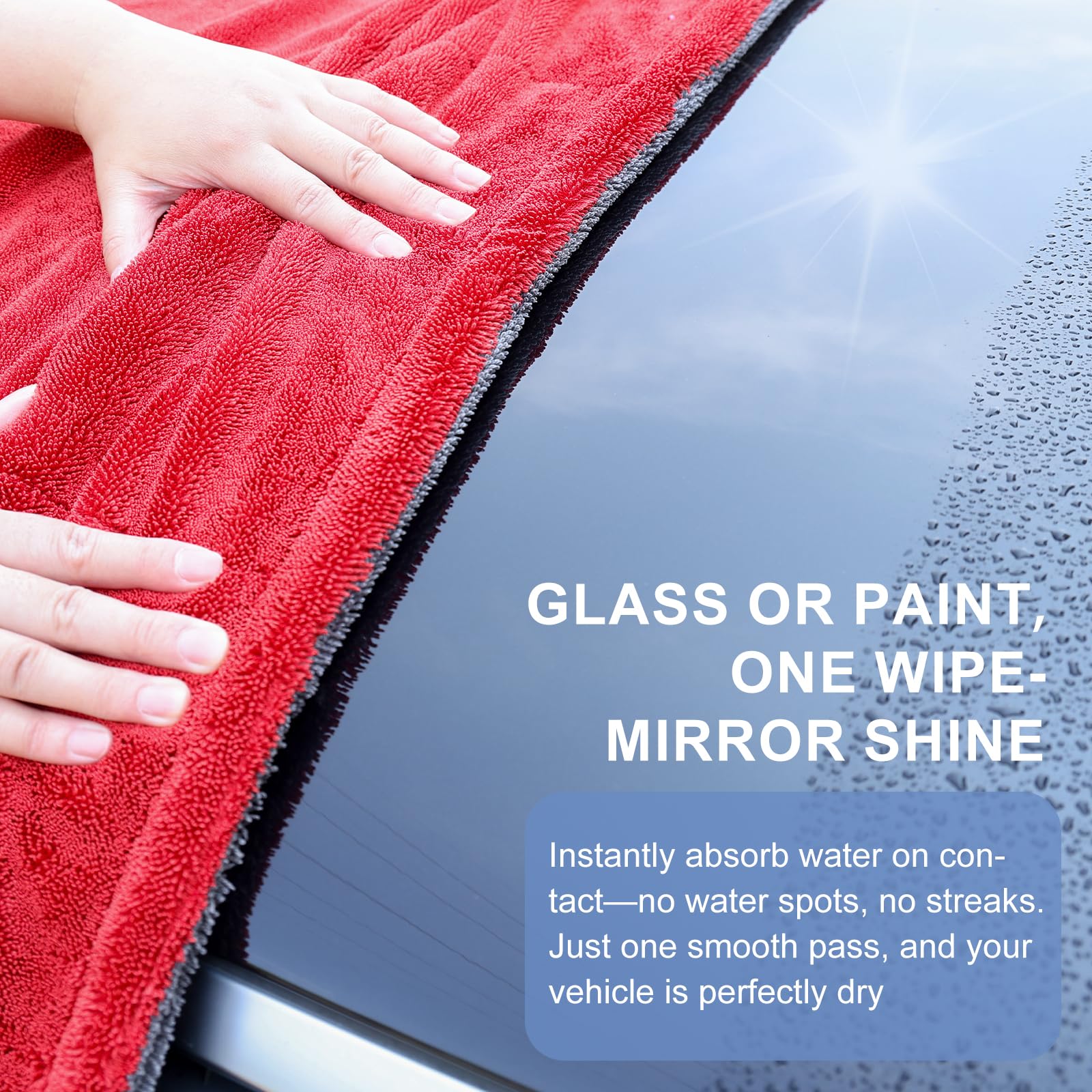 2 Pack XL Car Drying Towel (2 Count)