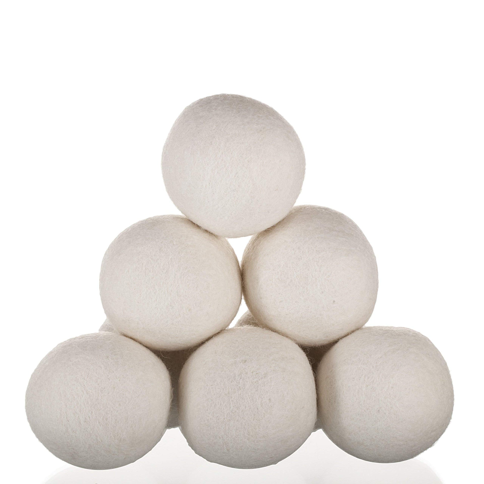 Wool Dryer Balls Organic (6 Count)