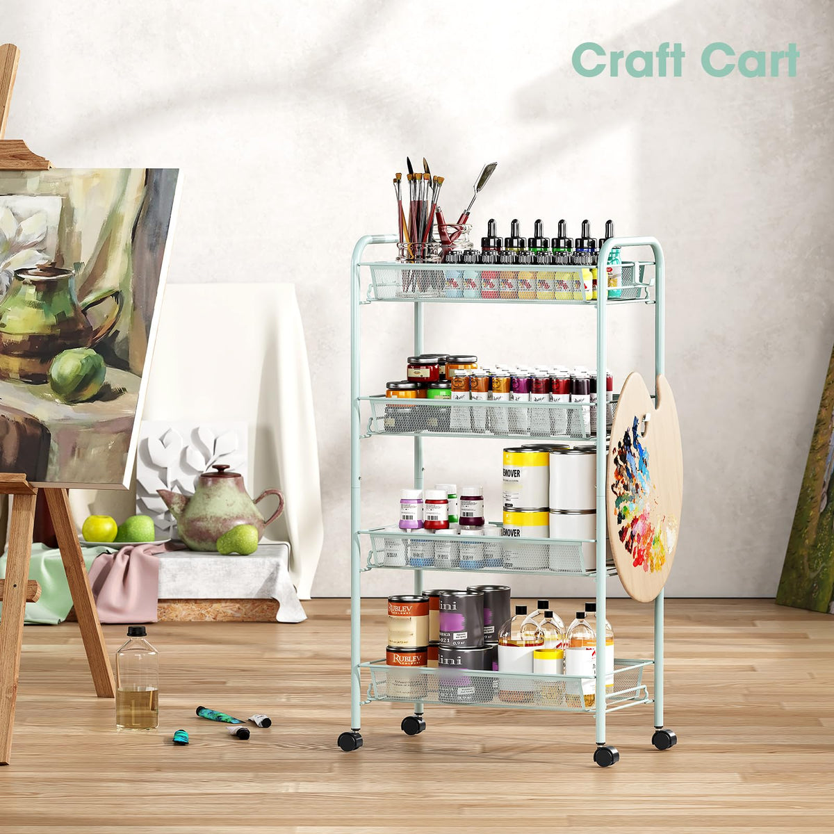 4 Tier Rolling Cart