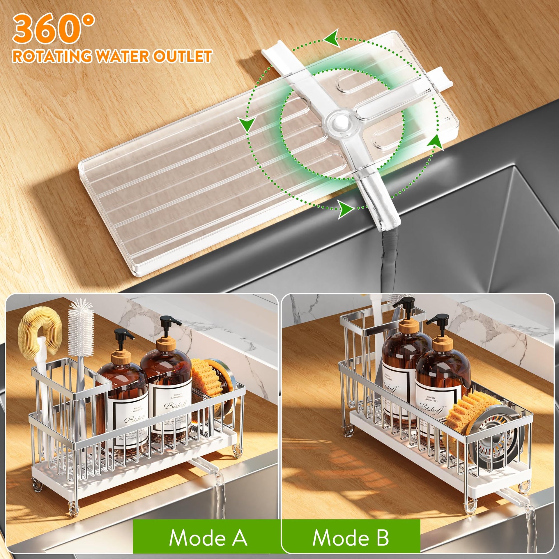 Sponge Holder for Kitchen Sink