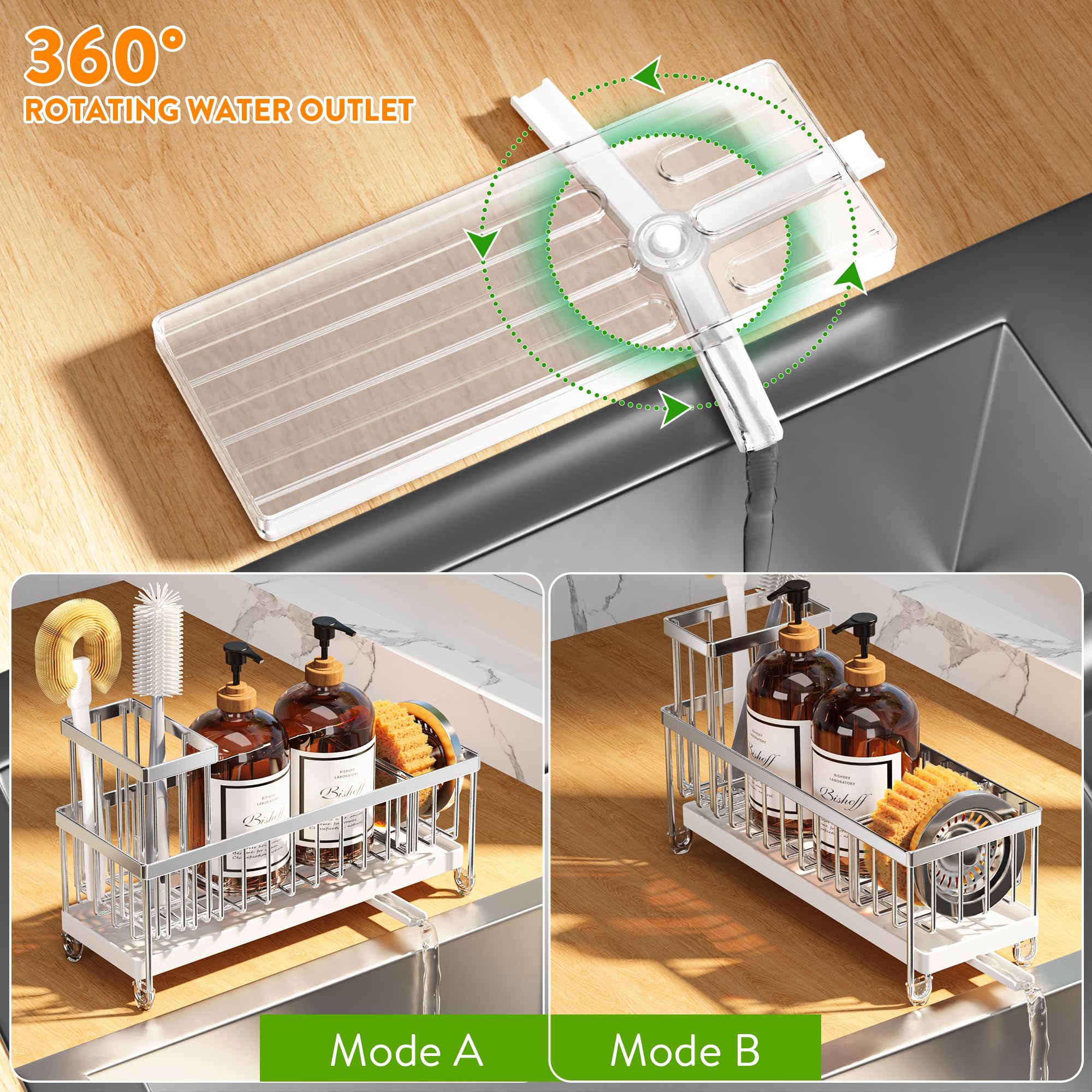 Sponge Holder for Kitchen Sink