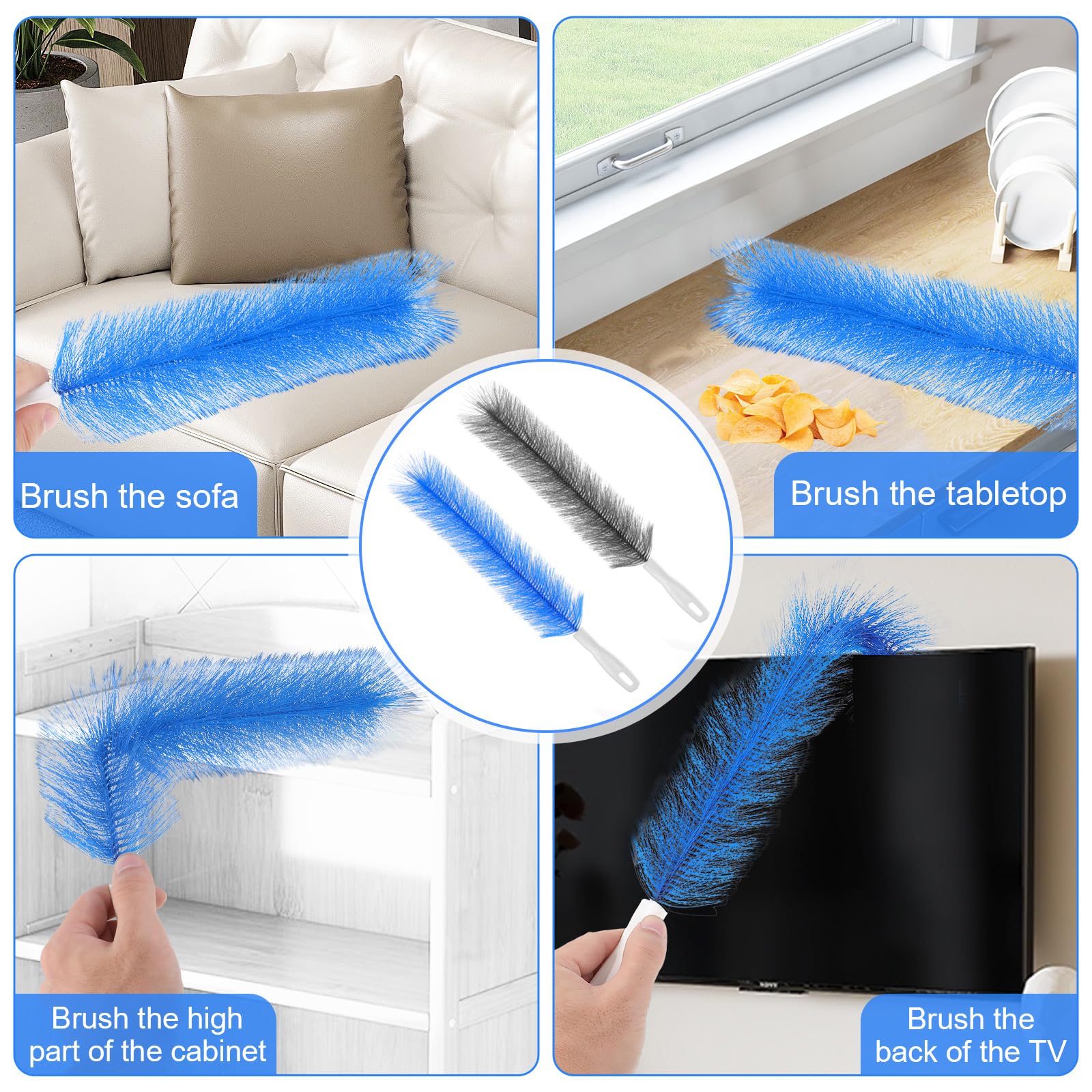 2 Pcs Fan Cleaner Brushes (2 Count)