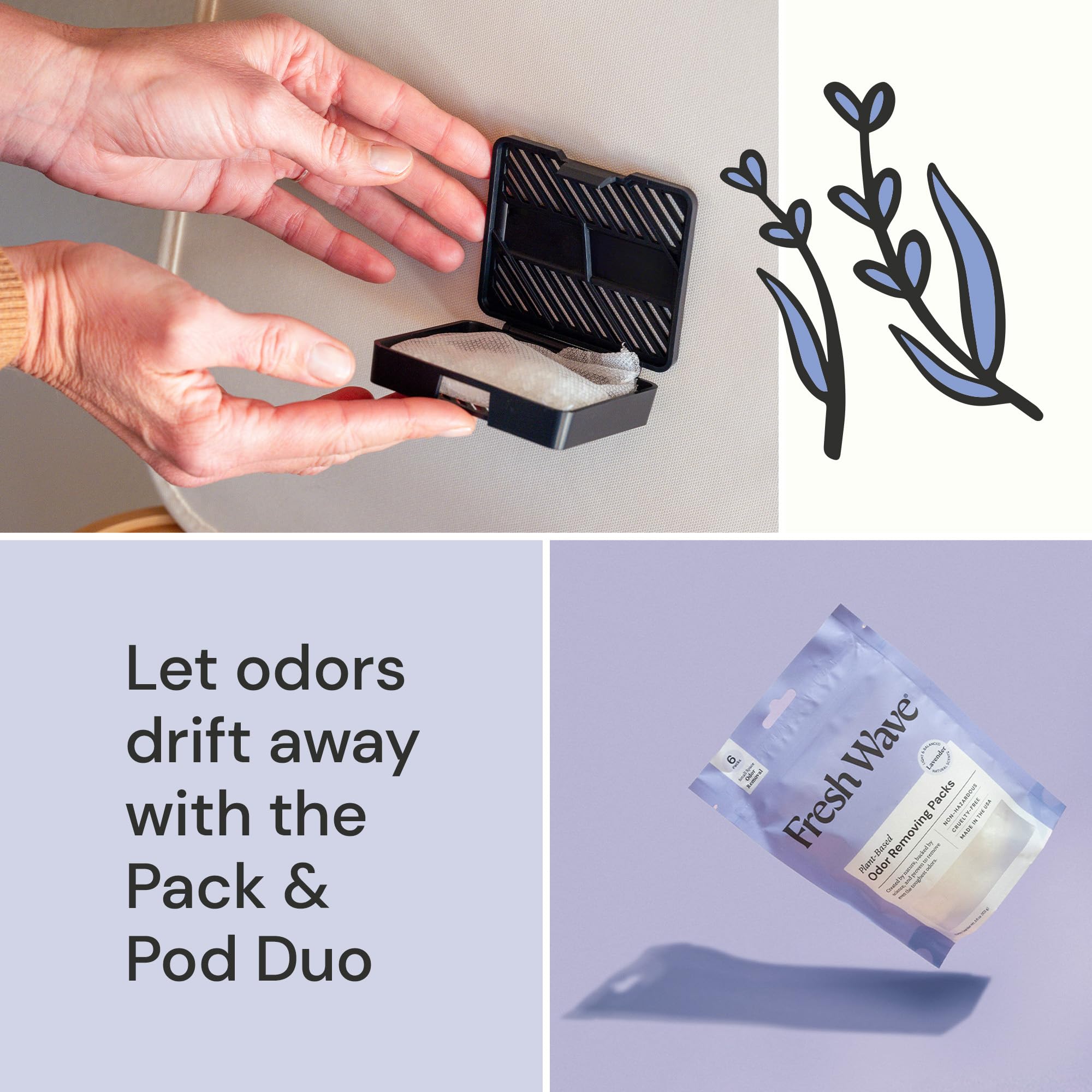 Odor Eliminating Packs (2 Count)