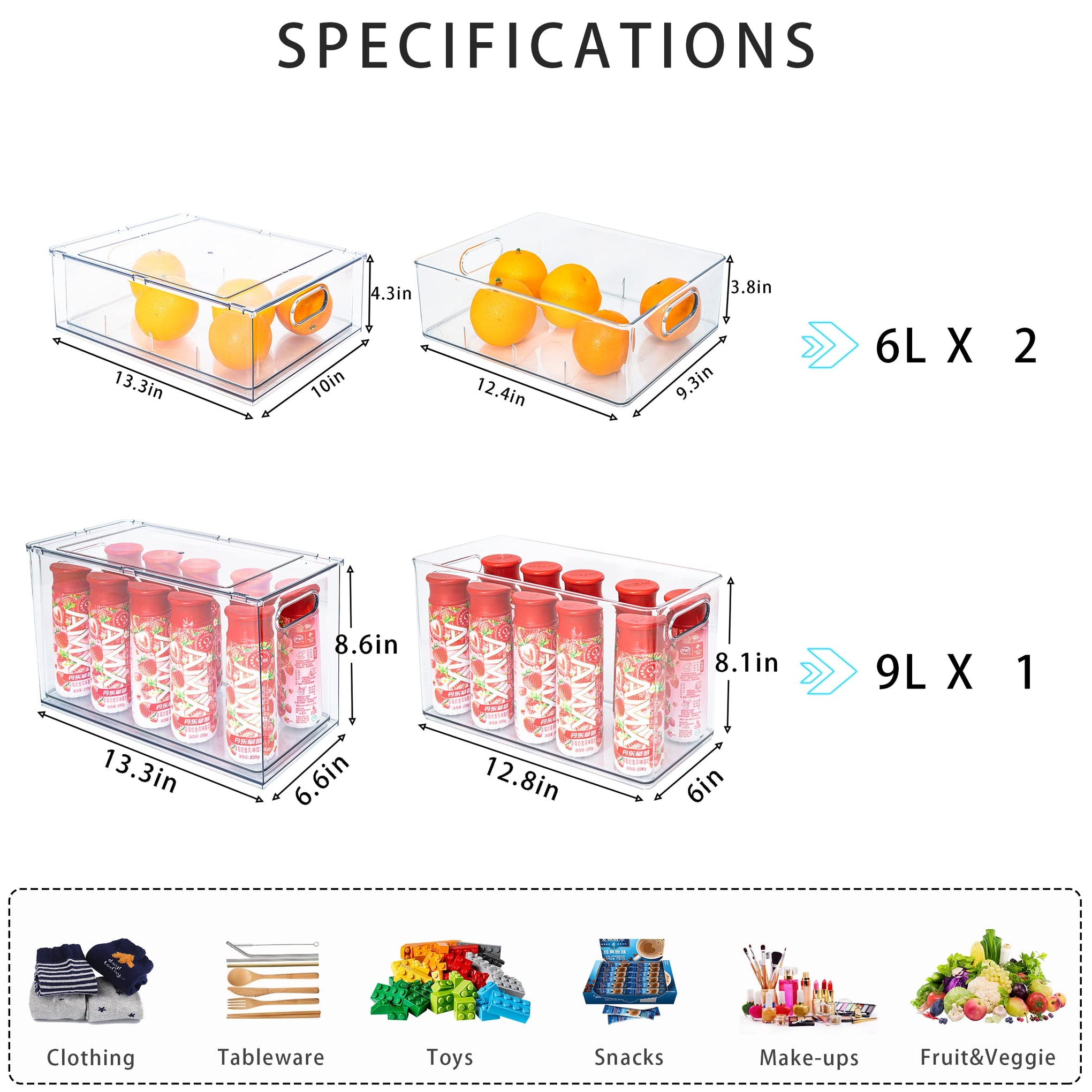 Stackable Fridge Drawer Pull (3 Count)