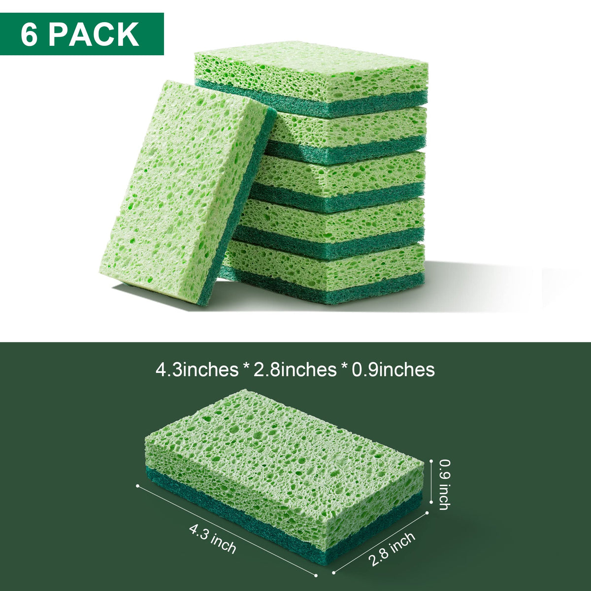 Clean Sponges (6 Count)