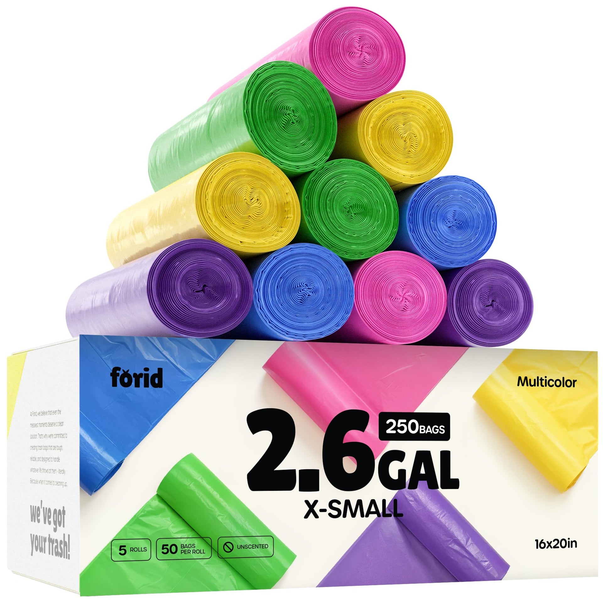 Small Bathroom Trash Bags (250 Count)