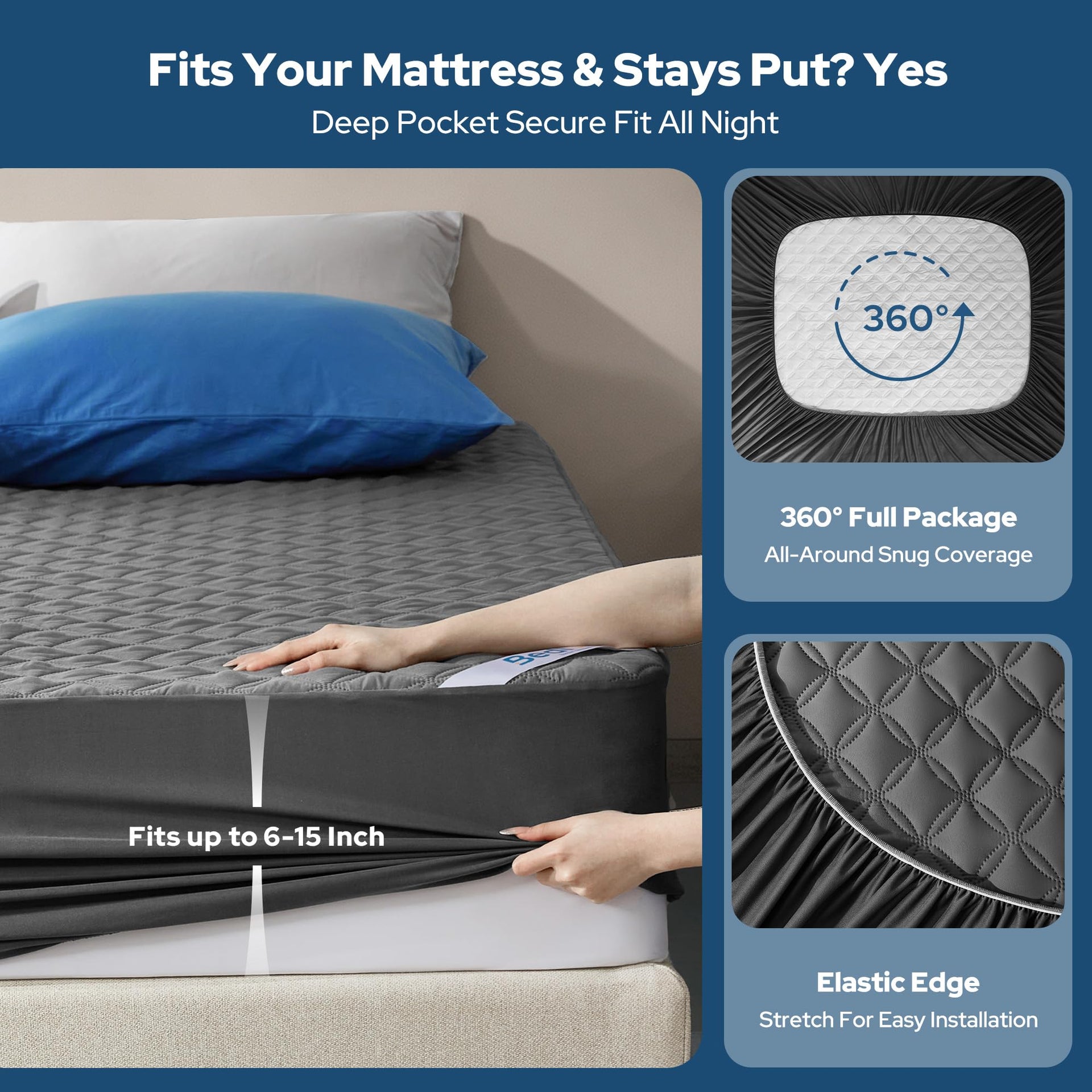 Waterproof Twin XL Mattress Protector