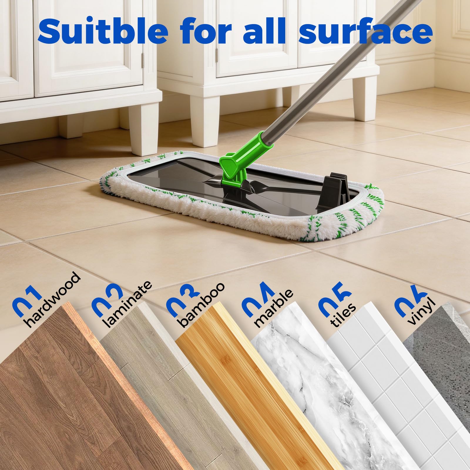 Microfiber Flat Mop