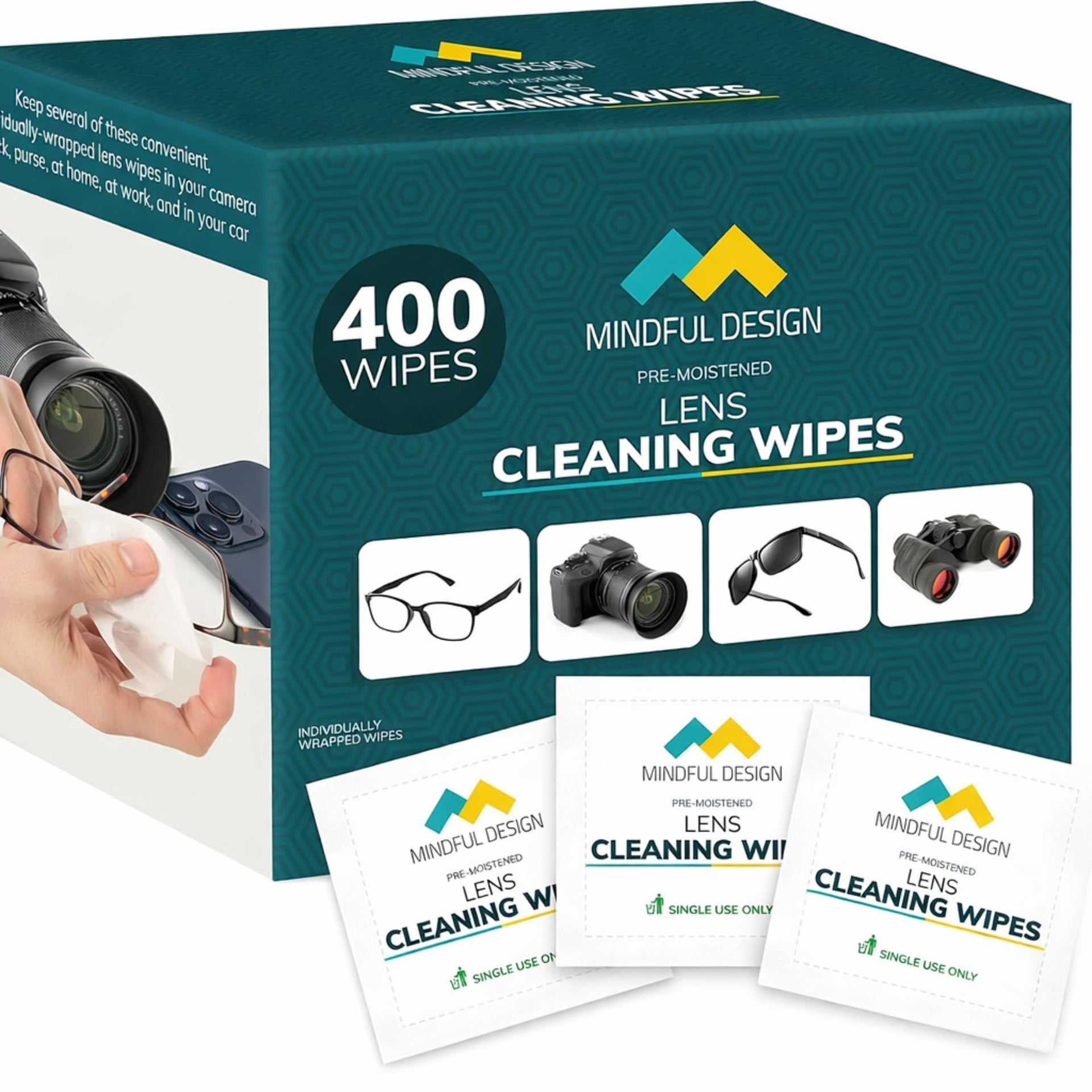 Lens Cleaning Wipes for Eyeglasses (400 Count)