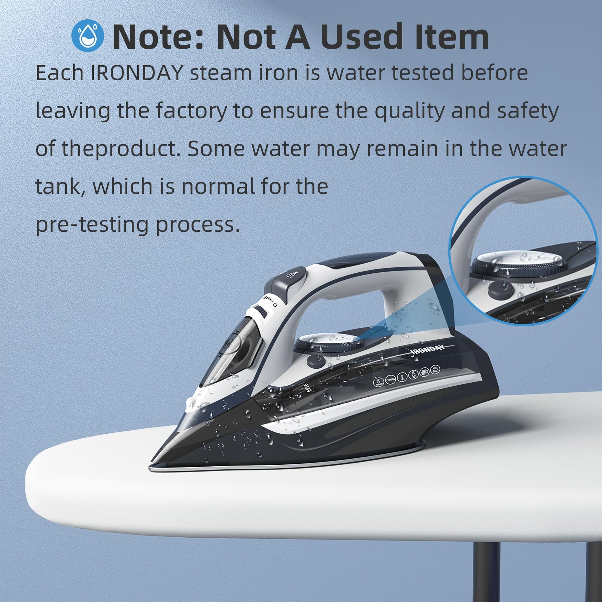 1700W Steam Iron for Clothes